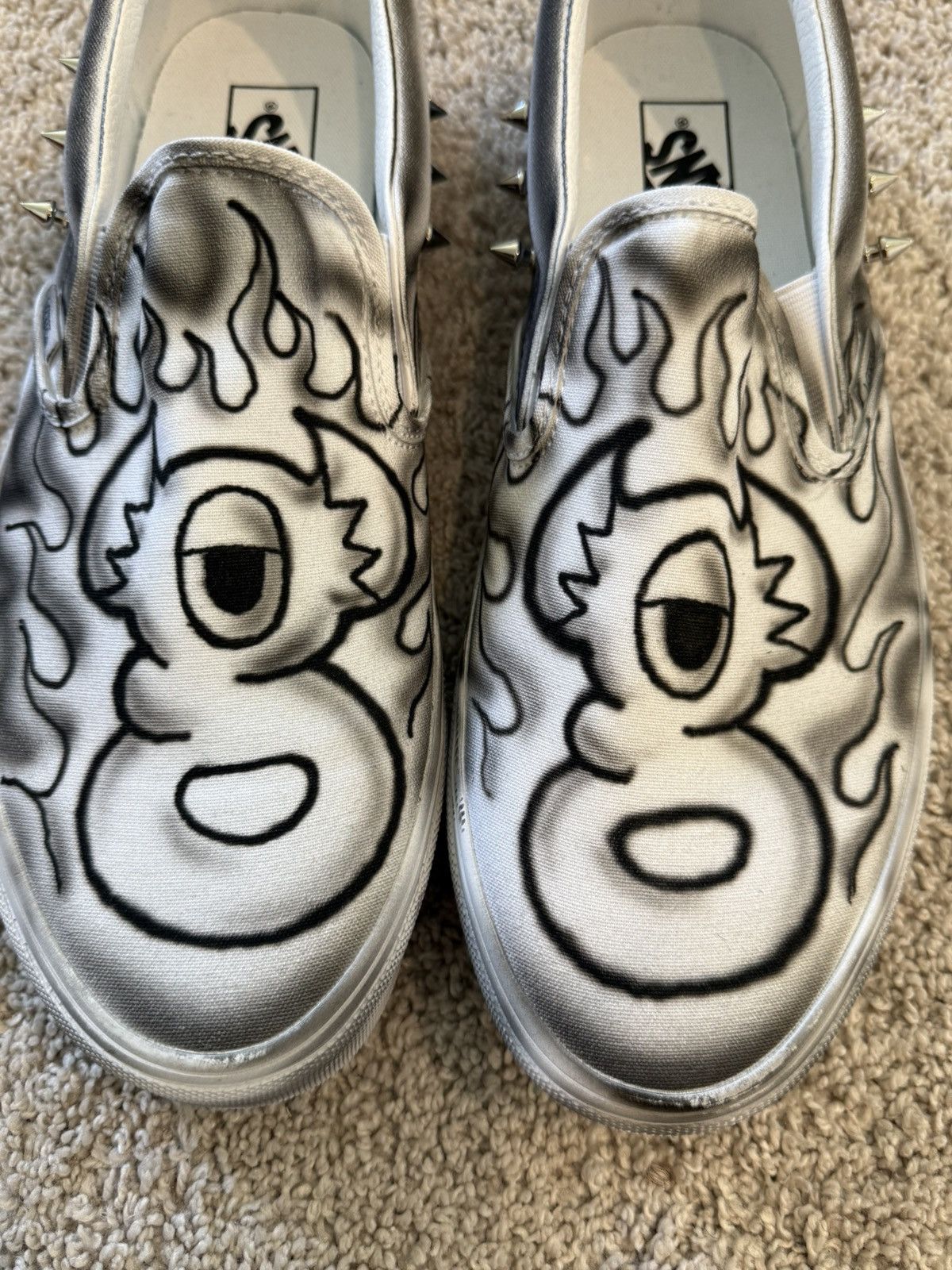 Vans Dump Wrld USA ‘ DumpGoon ‘ Custom Vans Size US 11.5 / EU 44-45 - 1 Thumbnail