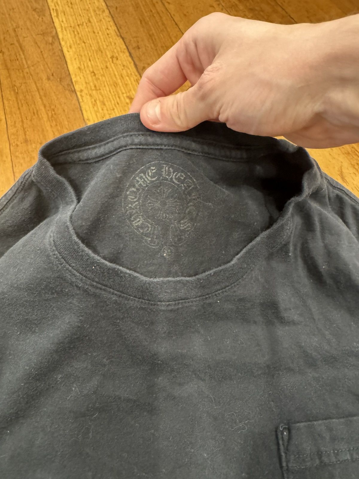 Chrome Hearts Chrome Hearts Pocket Scroll Tee Size US XL / EU 56 / 4 - 5 Thumbnail