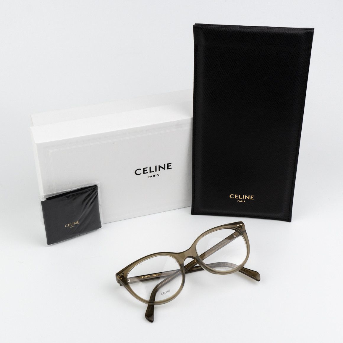 NEW Celine CL50068I 093 Women Round Eyeglasses