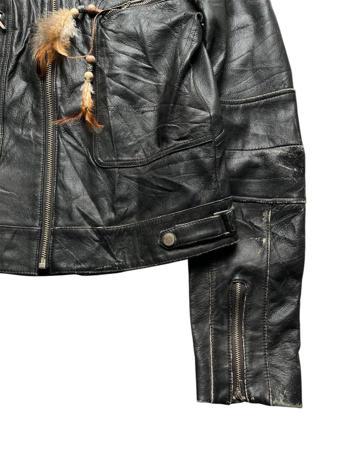 Isamu Katayama Backlash 2000s Lio Bell biker leather jacket Size US S / EU 44-46 / 1 - 4 Thumbnail