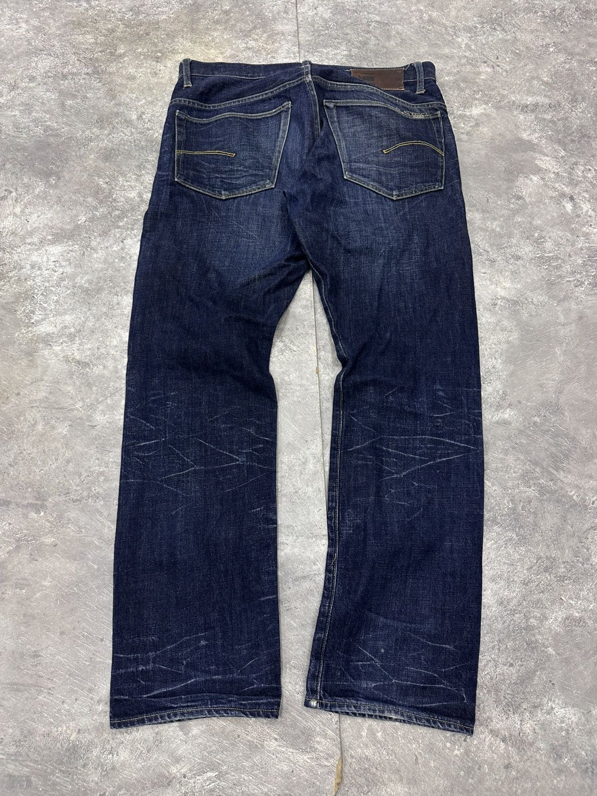 If Six Was Nine G-Star Raw Faded Y2K Avantgarde Jeans Size US 34 / EU 50 - 2 Thumbnail