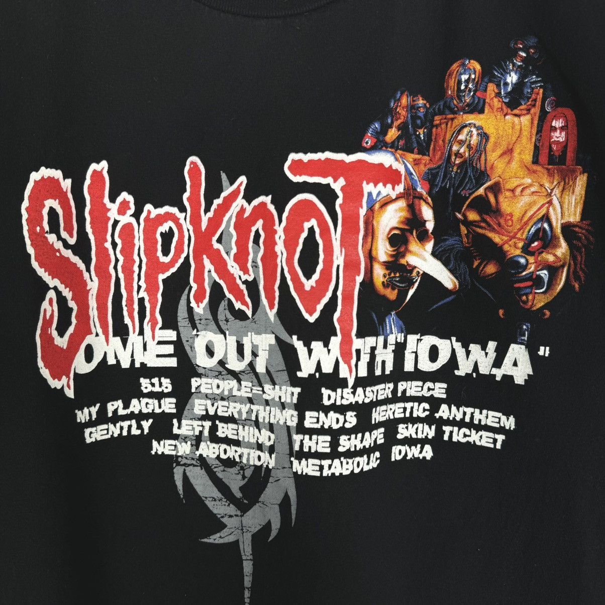Band Tees Vintage Slipknot Come Out With Iowa In The Dark T Shirt Size US L / EU 52-54 / 3 - 3 Thumbnail