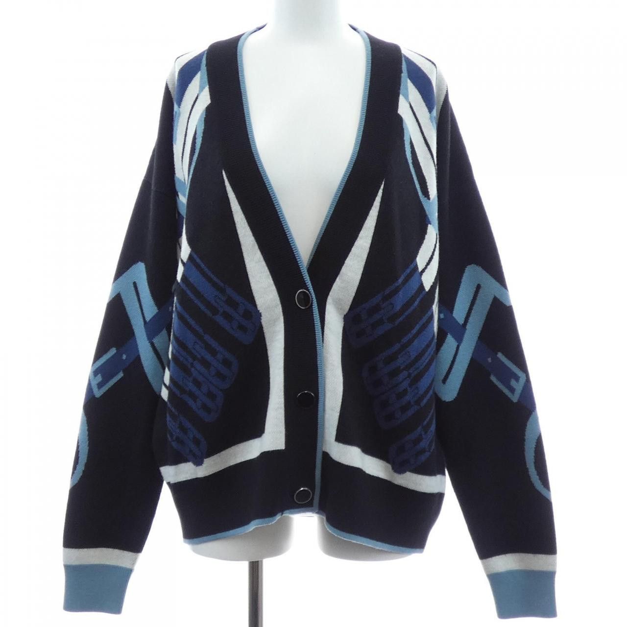 Hermes Hermes Hermes Maba Cardigan Textile Tops DUTY FREE for USA Size ONE SIZE - 1 Thumbnail