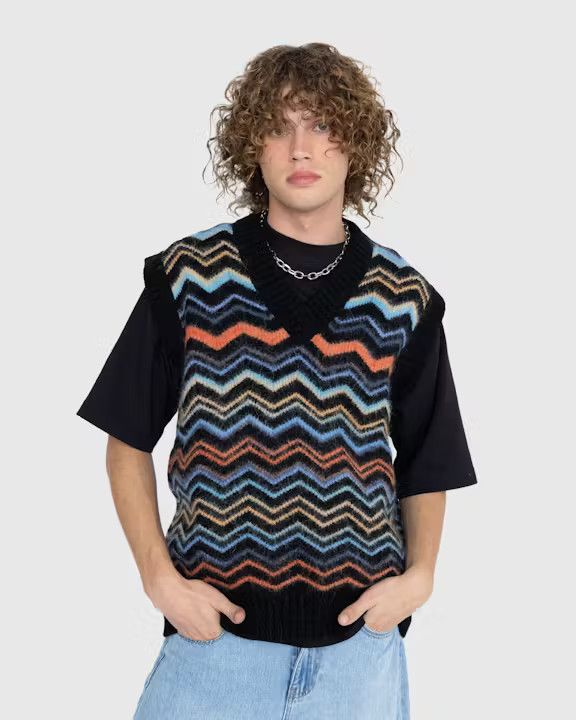 Missoni o1y0225 Sleeveless Sweater in Multicolor Size US M / EU 48-50 / 2 - 2 Thumbnail