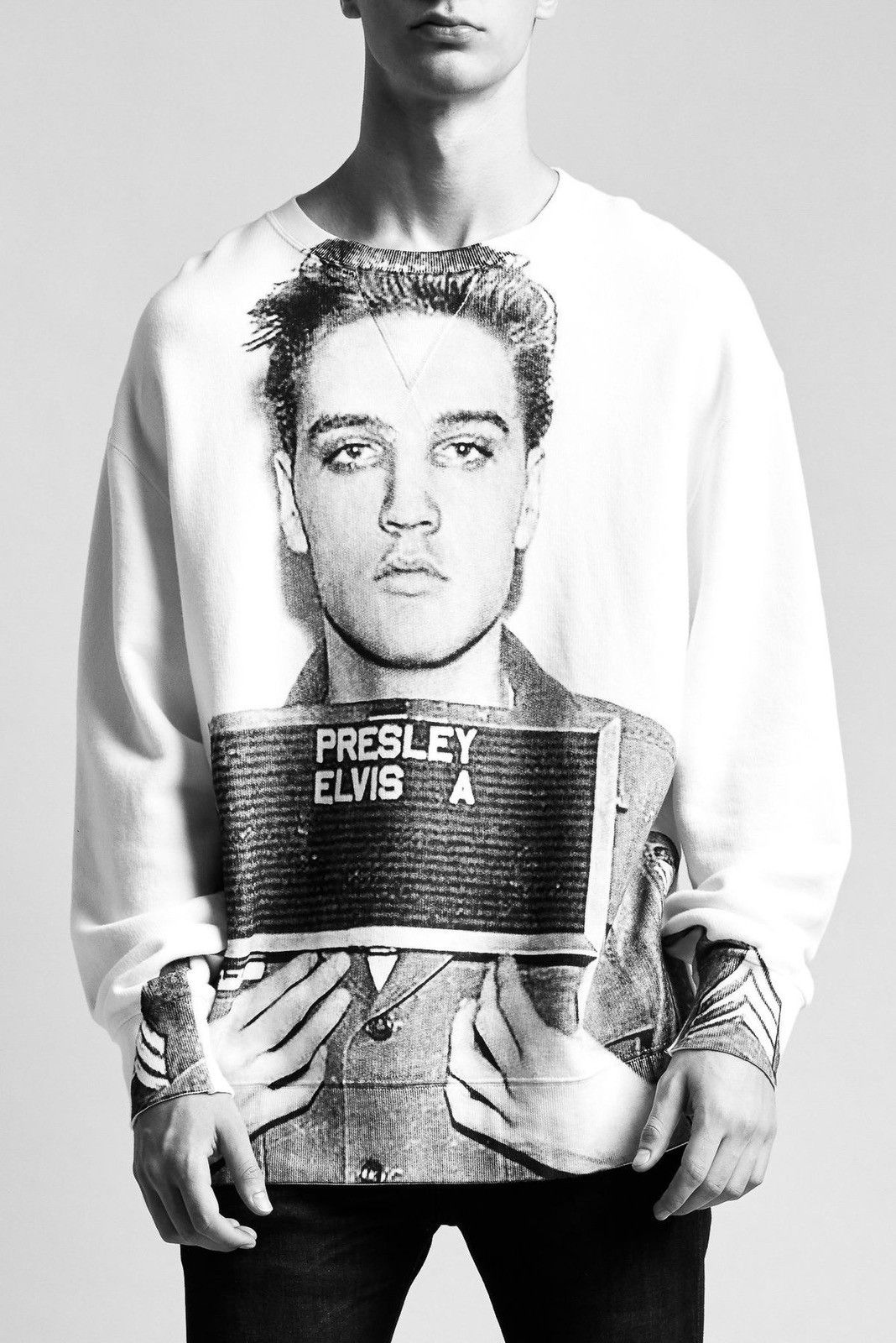R13 Elvis Mugshot Sweatshirt Medium Size US M / EU 48-50 / 2 - 1 Thumbnail