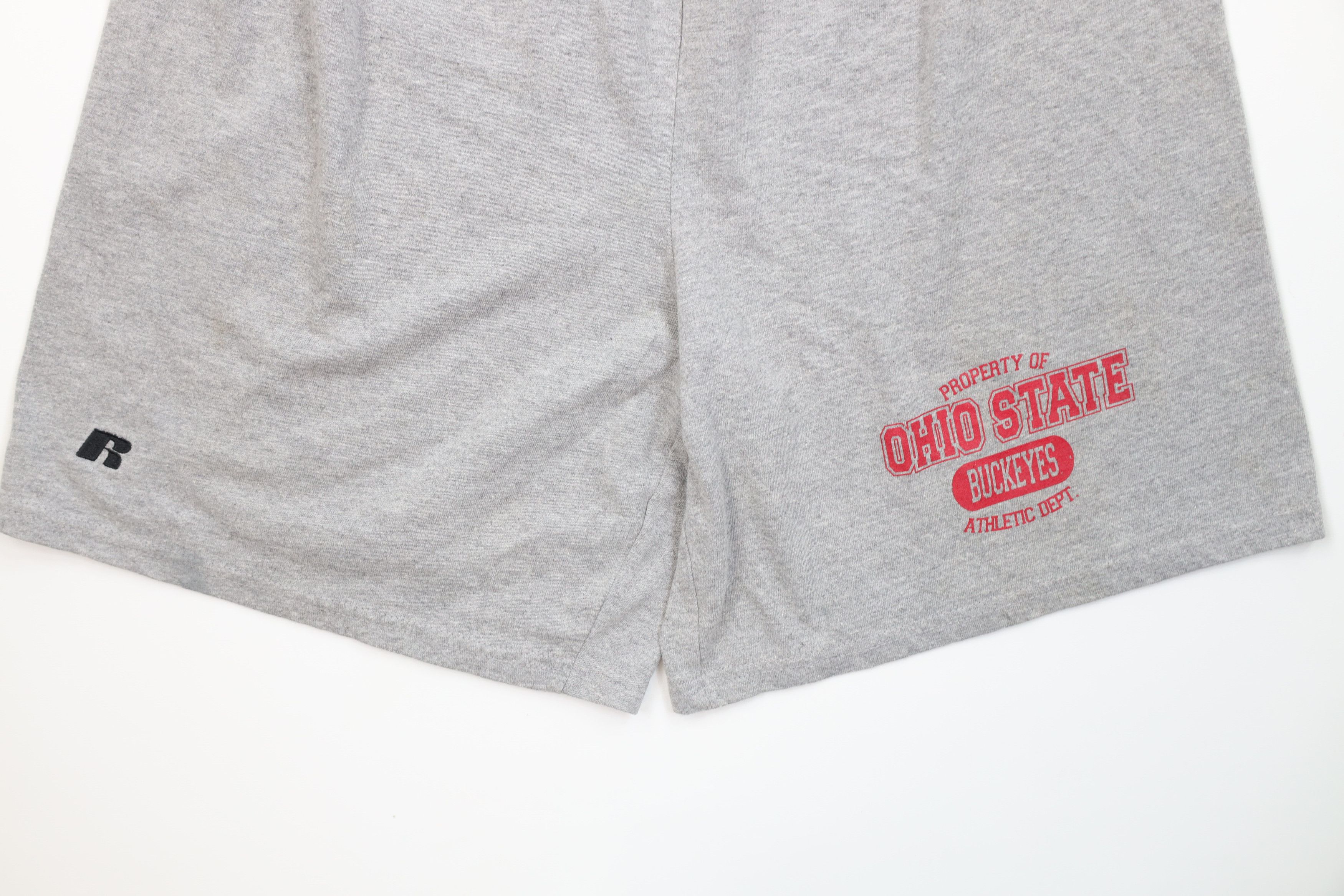 Russell Athletic Vintage 90s Russell Athletic Ohio State University Shorts Size US 32 / EU 48 - 4 Thumbnail