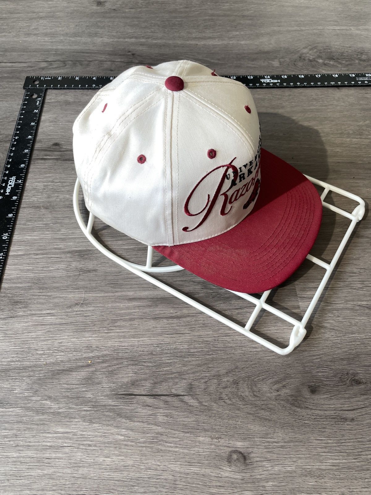 Vintage VTG University of Arkansas “Razorbacks” Snap Back (Sz.OS) Size ONE SIZE - 2 Thumbnail