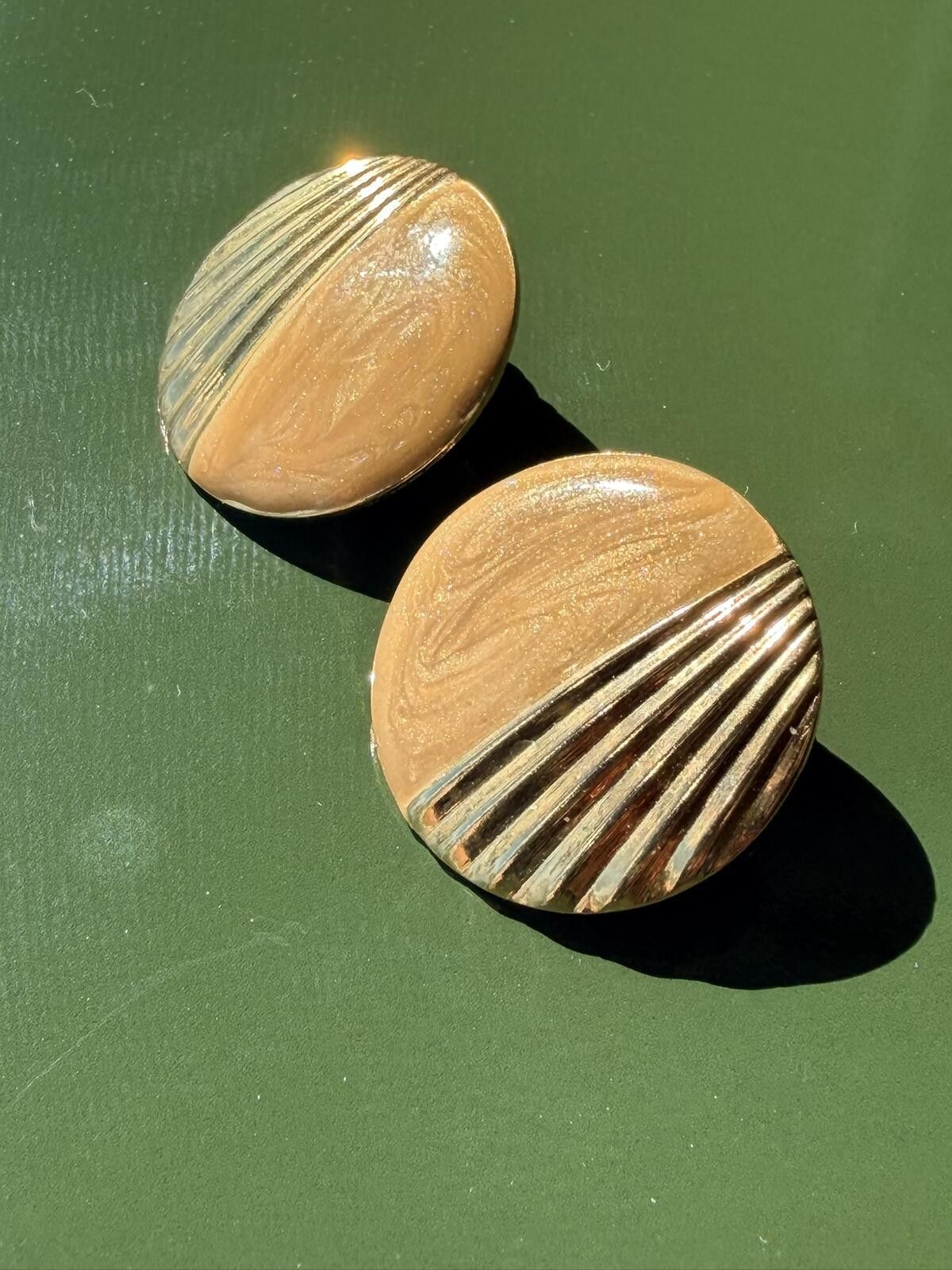 Other 80’s Vintage Geometric Enamel Earrings Size ONE SIZE - 3 Thumbnail