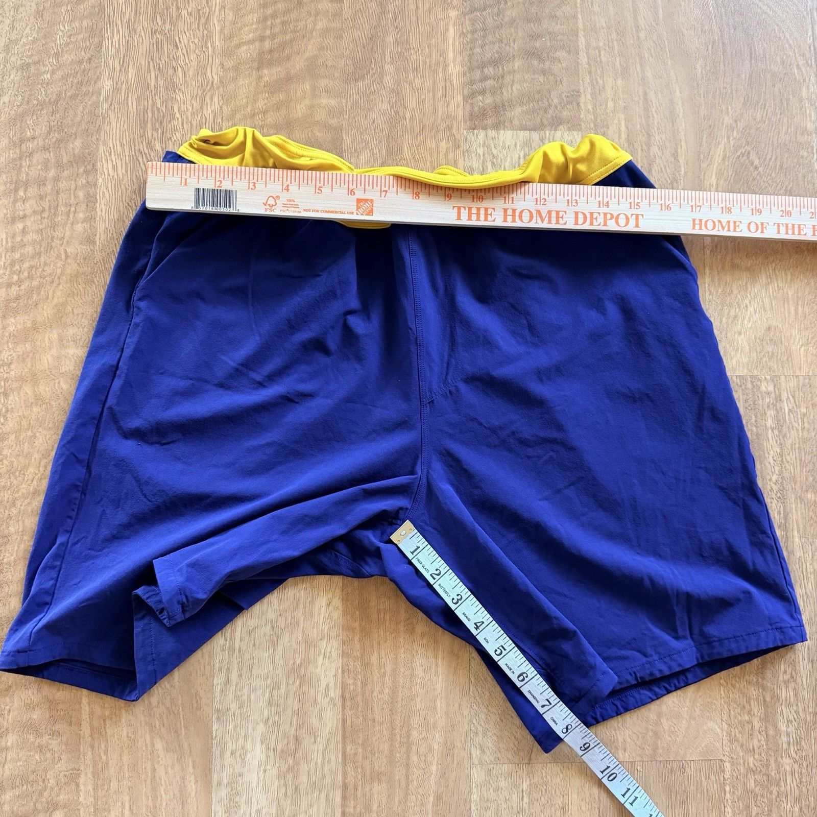 Cotopaxi Cotopaxi Vamos Hybrid Men’s Large Blue Yellow Shorts Size US 35 - 8 Thumbnail