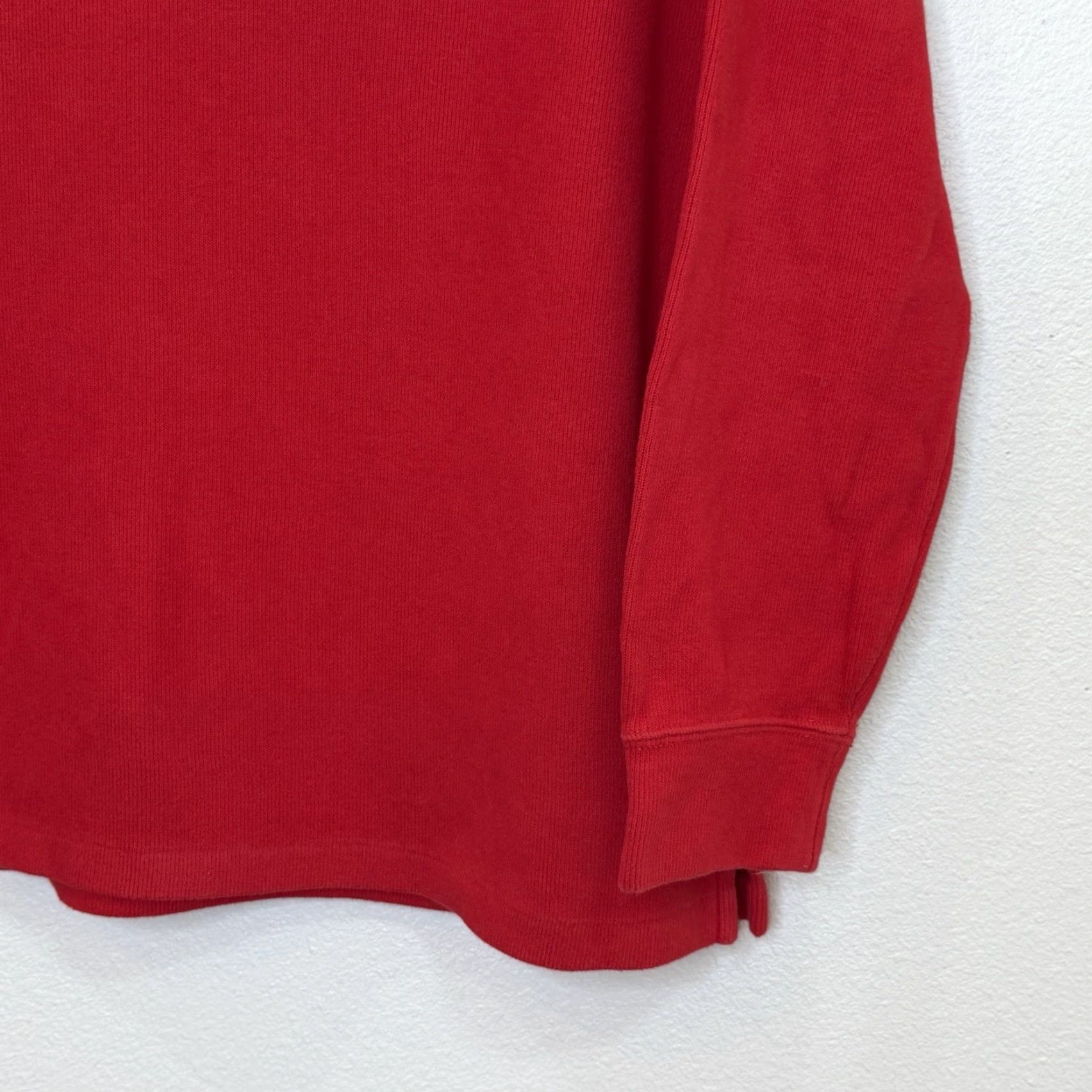 Polo Ralph Lauren Polo Ralph Lauren 1/4 Zip Sweater Mens Large Red Pony Logo Pullover Preppy Size US L / EU 52-54 / 3 - 3 Thumbnail