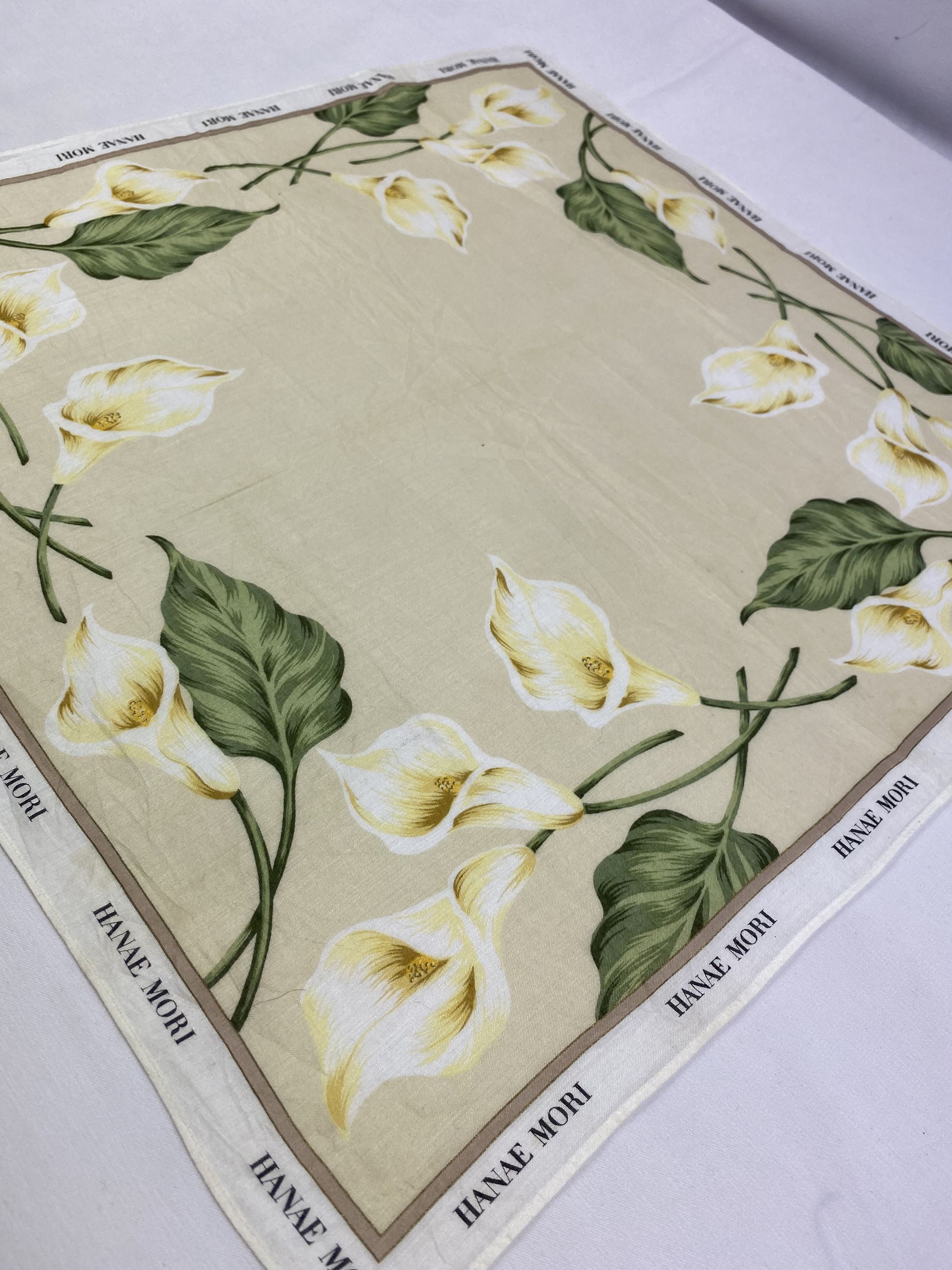 Hanae Mori × Japanese Brand × Vintage Hanae Mori Handkerchief / Bandana / Neckerchief Size ONE SIZE - 4 Thumbnail