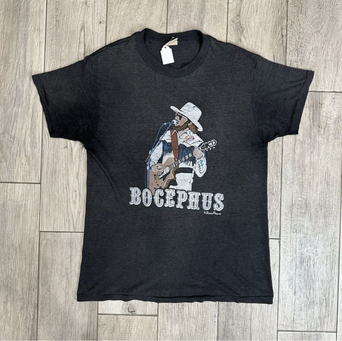 Vintage Vintage Bocephus 1986 Hank Williams Jr Shirt Size US S / EU 44-46 / 1 - 1 Thumbnail