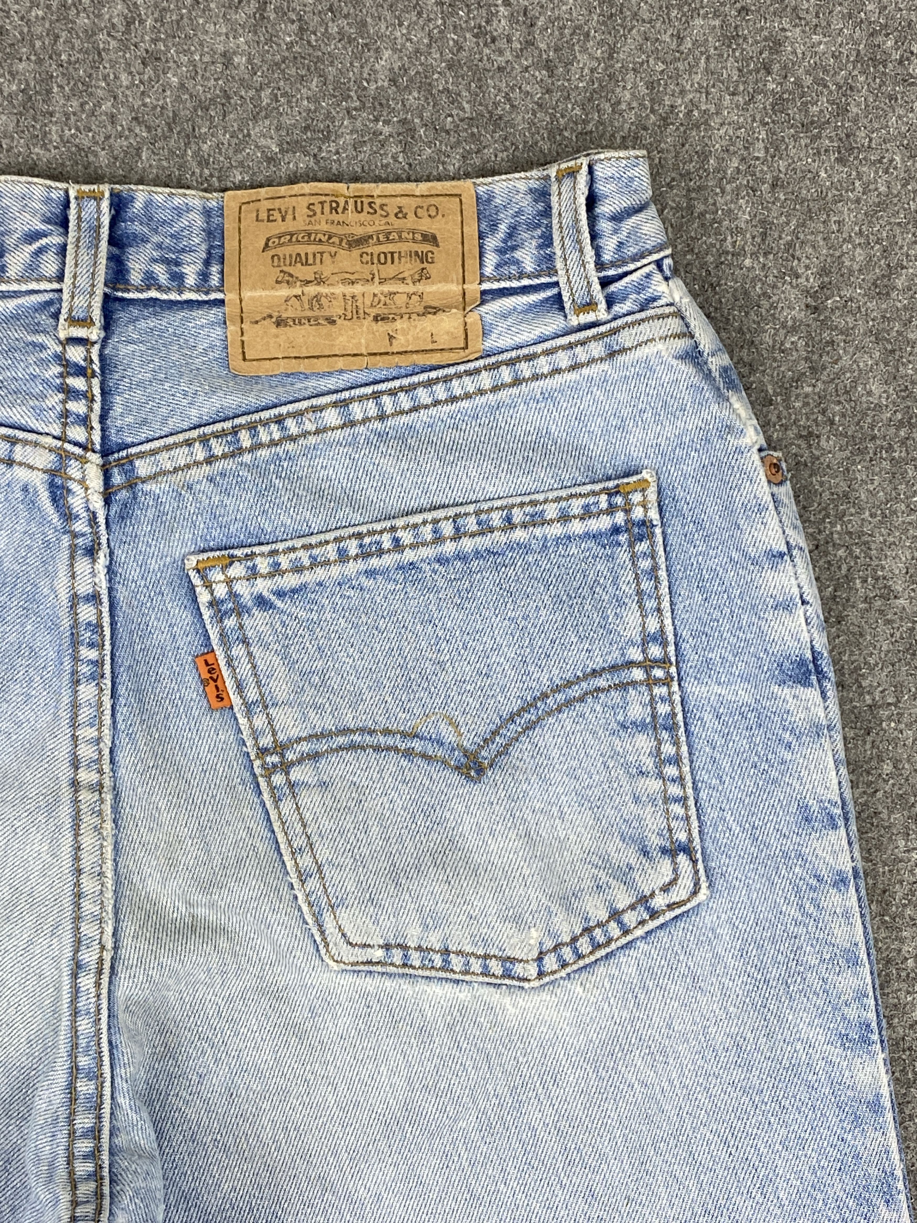Levi's Vintage 90s Levis Orange Tab Splatter Painter Jeans S0025 Size US 28 / EU 44 - 10 Thumbnail