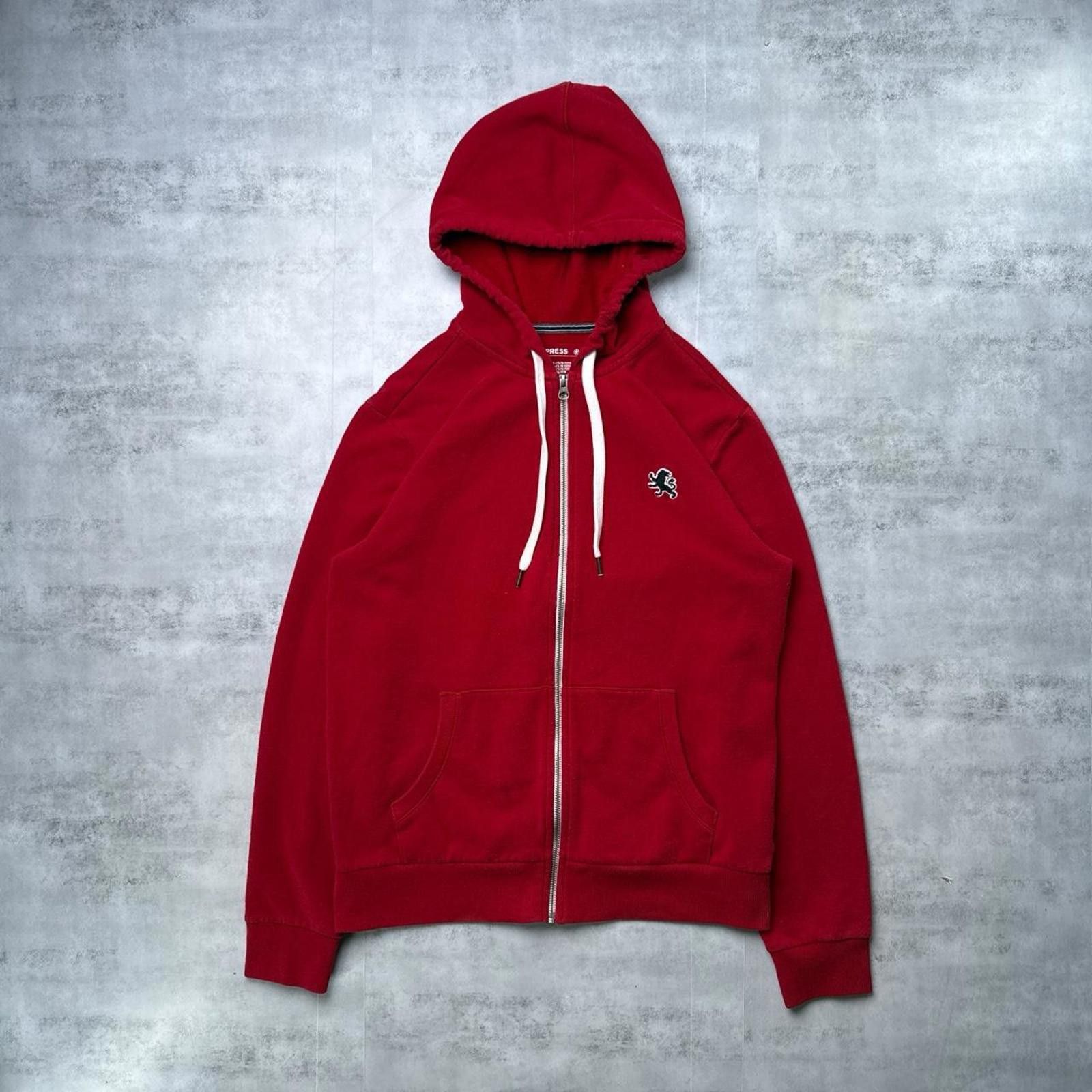 Express Y2K Express 00s Zip Up Red Jacket Size US M / EU 48-50 / 2 - 1 Thumbnail