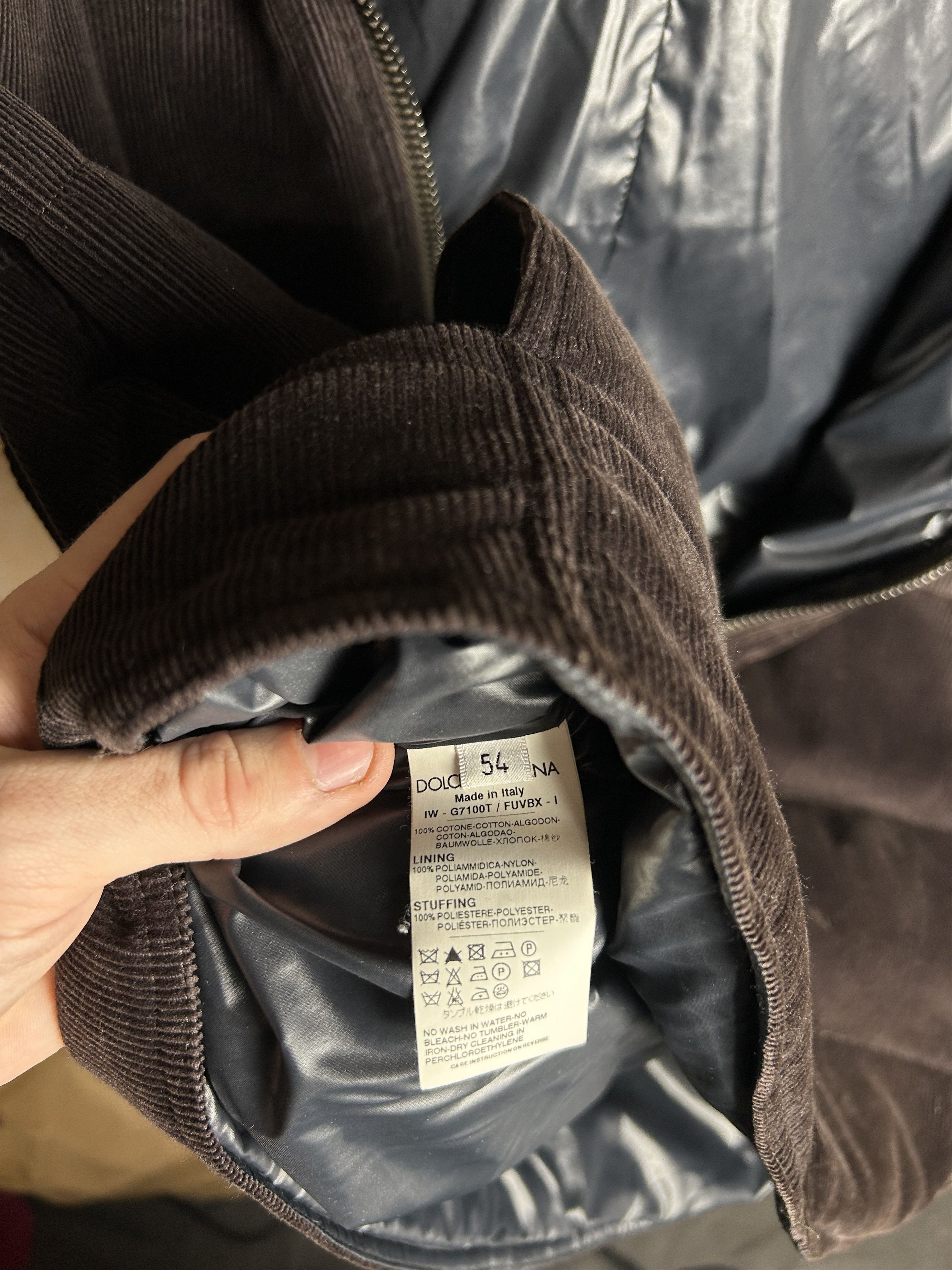 Dolce & Gabbana Vintage Dolce & Gabbana Velvet Puffer Vest Jacket Size US L / EU 52-54 / 3 - 15 Thumbnail
