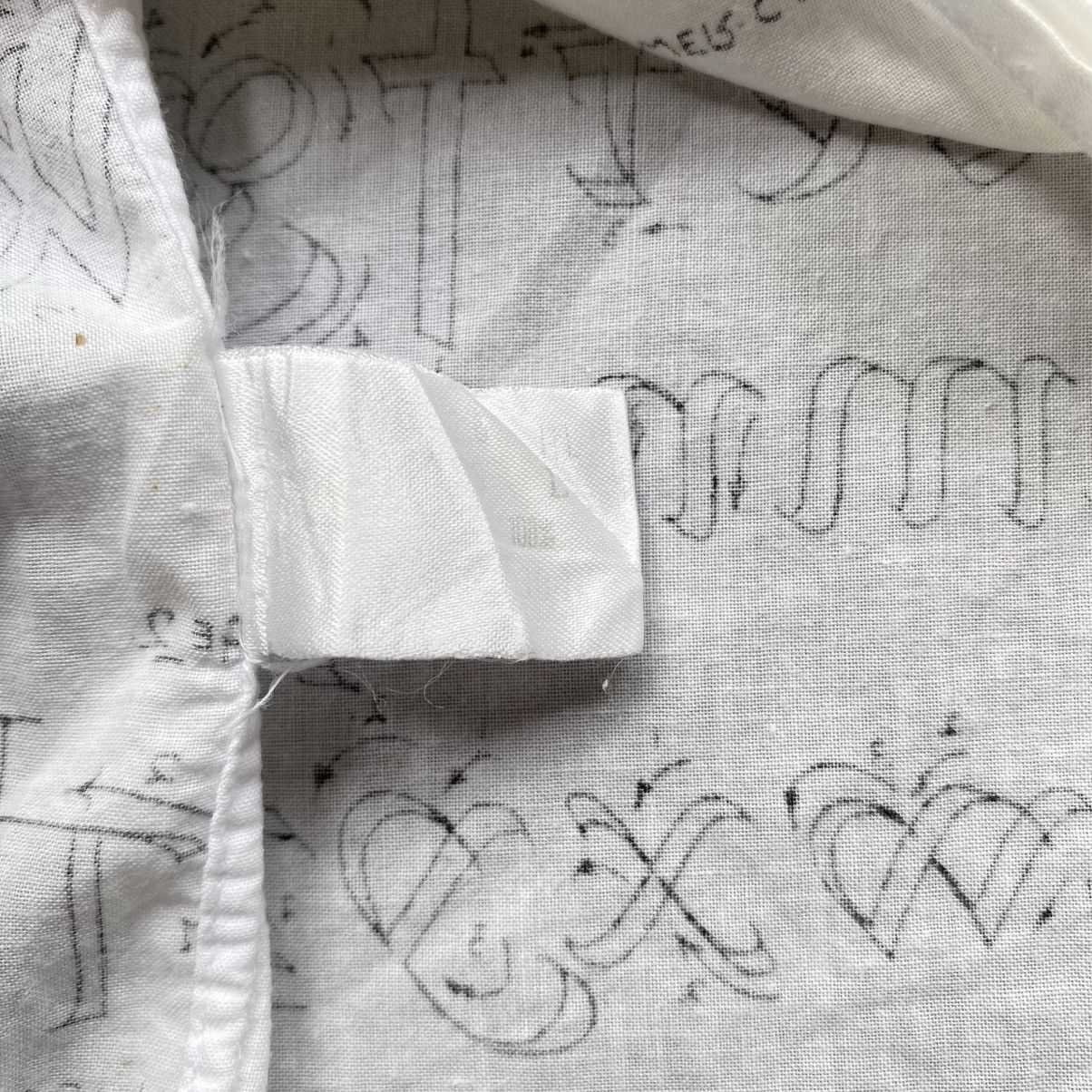 Paul Smith Paul Smith White Alphabet Print Shirt Size US XL / EU 56 / 4 - 7 Thumbnail