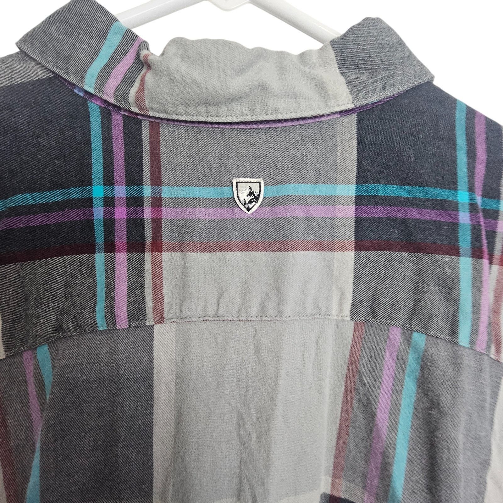 Kuhl Kuhl Womens Flannel Shirt Sz L Plaid Granola Girl Gorpcore Size L / US 10 / IT 46 - 9 Thumbnail
