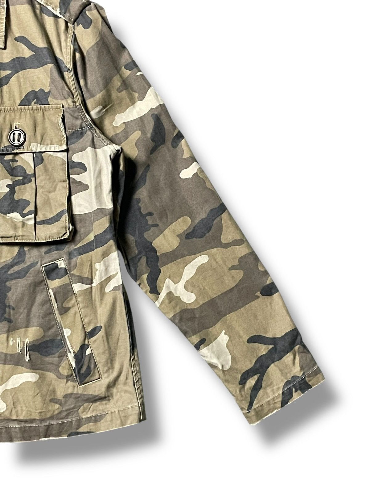 Japanese Brand × Vintage Japanese Brand Military Camo Double Pocket Jacket(44) Size US XS / EU 42 / 0 - 5 Thumbnail