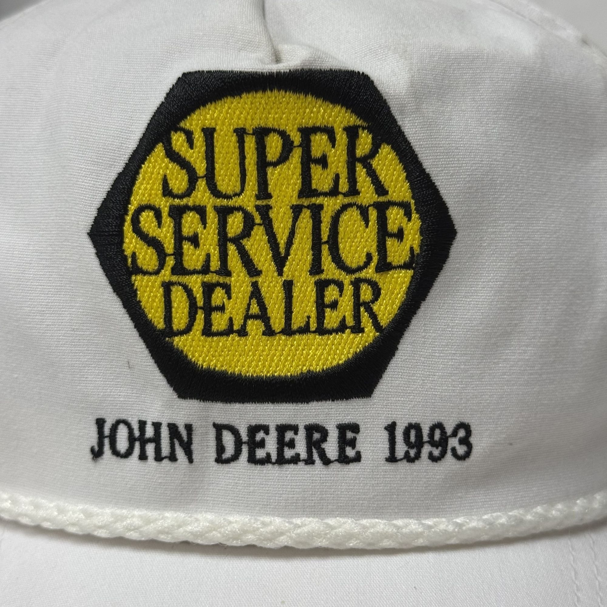 Other Vtg K Brand JOHN DEERE Super Service Dealer 1993 Hat Size ONE SIZE - 2 Thumbnail