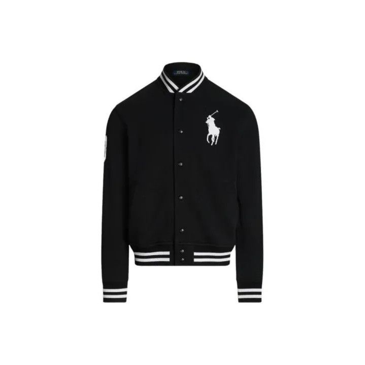 Polo Ralph Lauren Polo Ralph Lauren Striped Logo Baseball Collar Jacket Size US XL / EU 56 / 4 - 1 Thumbnail