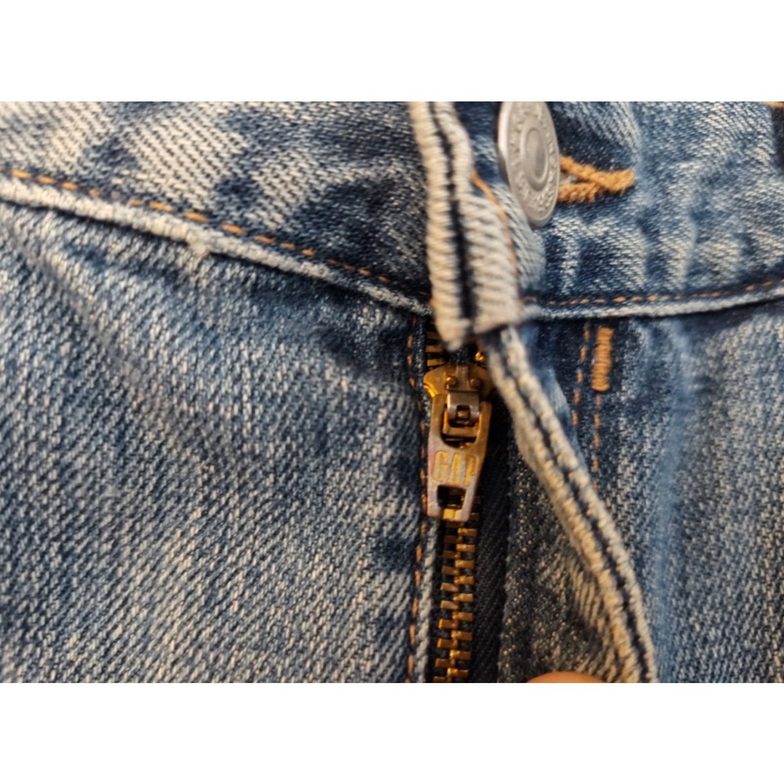 Gap VTG Gap Jeans Womens 8 Flare Boot Cut Low Rise Denim Med Wash Made In USA 32x32 Size 30" / US 8 / IT 44 - 6 Thumbnail
