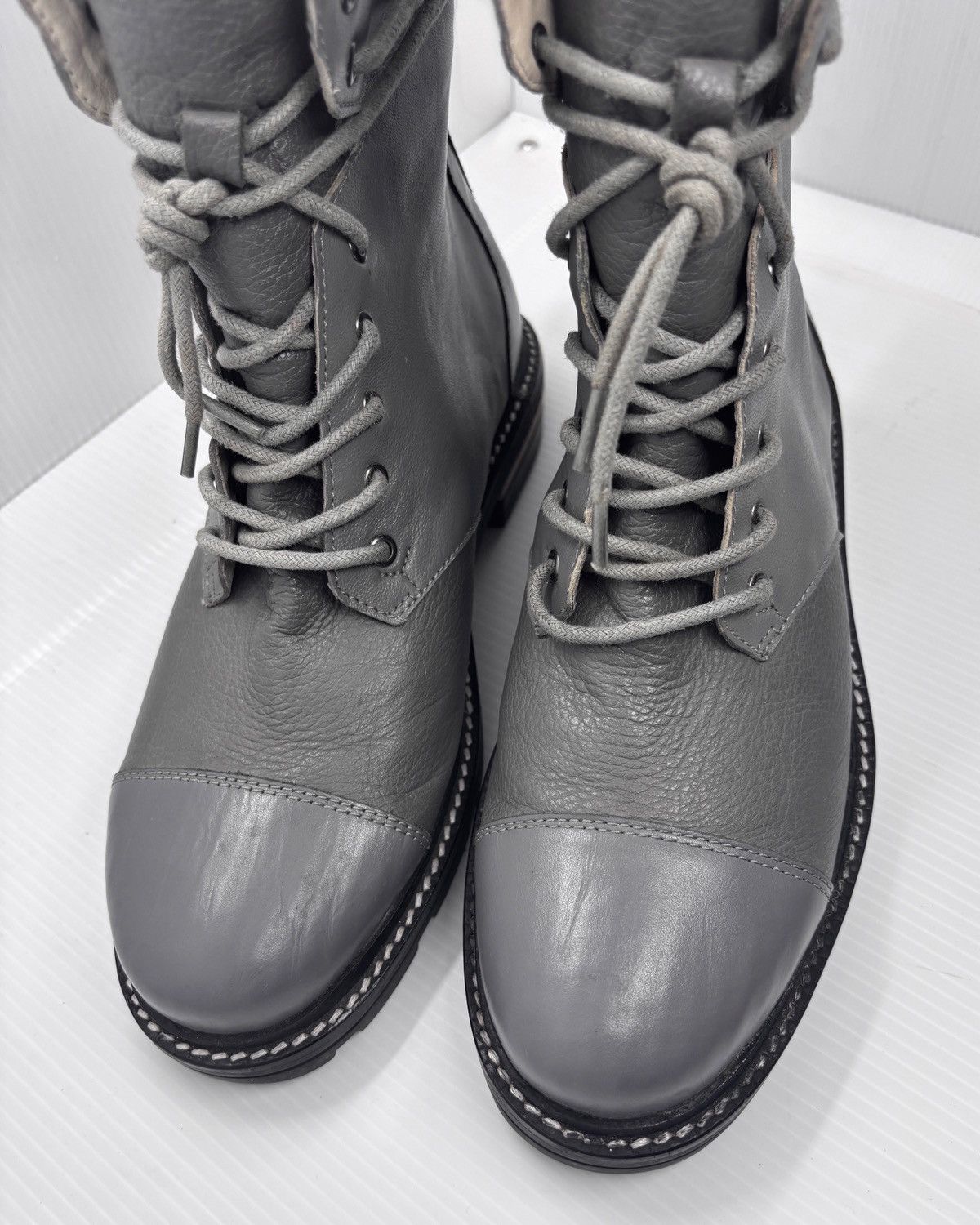 Y-3 Aw2012 Three Striped Combat Boots Size US 7.5 / EU 40-41 - 5 Thumbnail