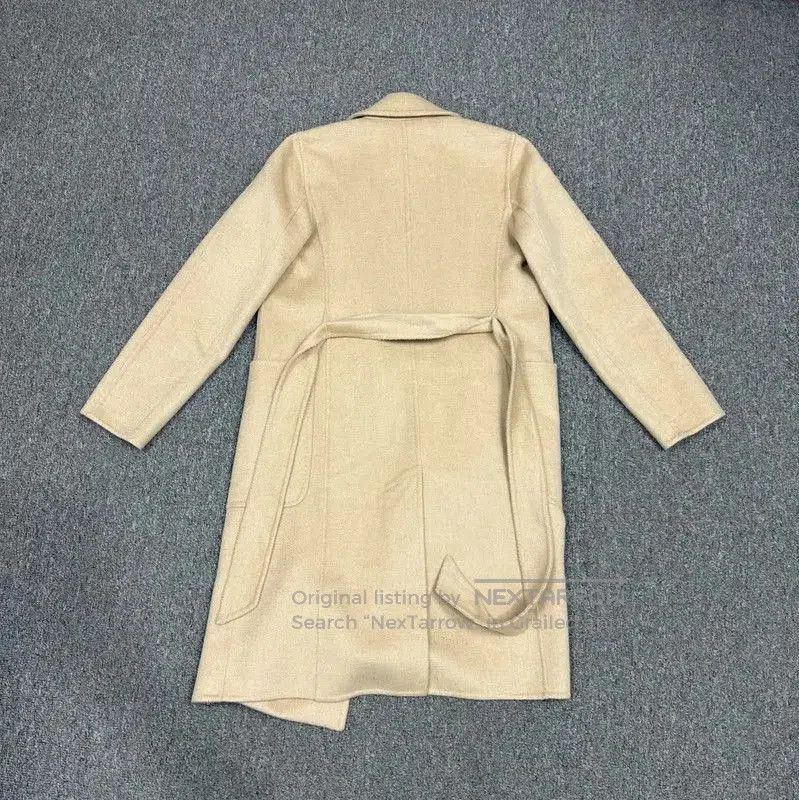 Max Mara MaxMara Beige Recycled Fiber Women's Coat . Size S / US 4 / IT 40 - 2 Thumbnail