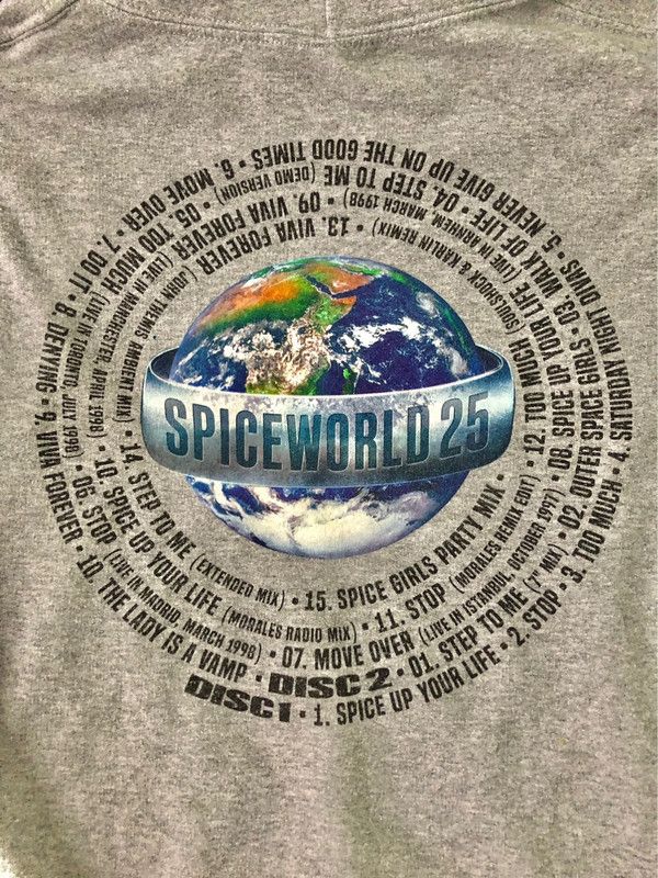 Band Tees Rare Spiceworld 25 hoodie, Spice Girls Size S / US 4 / IT 40 - 6 Thumbnail