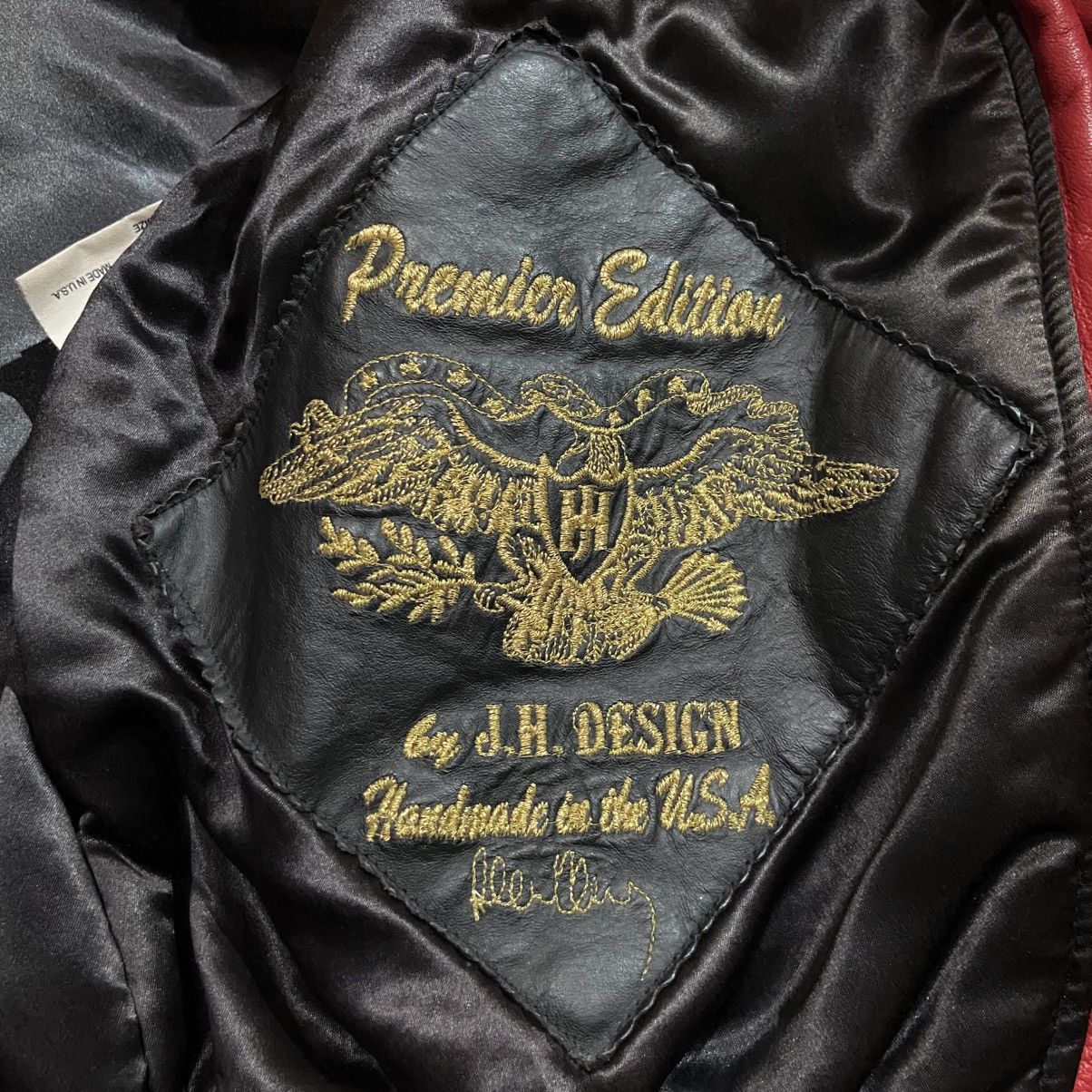 Jeff Hamilton Vintage Jeff Hamilton Threepeat Bulls Leather Jacket Size US S / EU 44-46 / 1 - 9 Thumbnail
