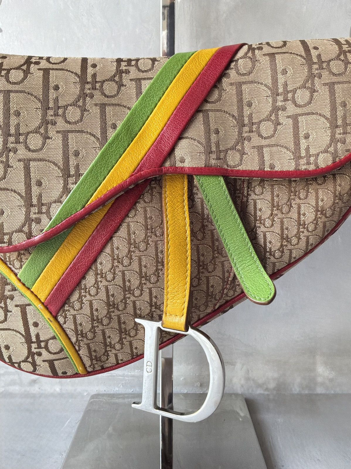 Dior Dior - Galliano Era - Rasta Saddle Bag Size ONE SIZE - 3 Thumbnail