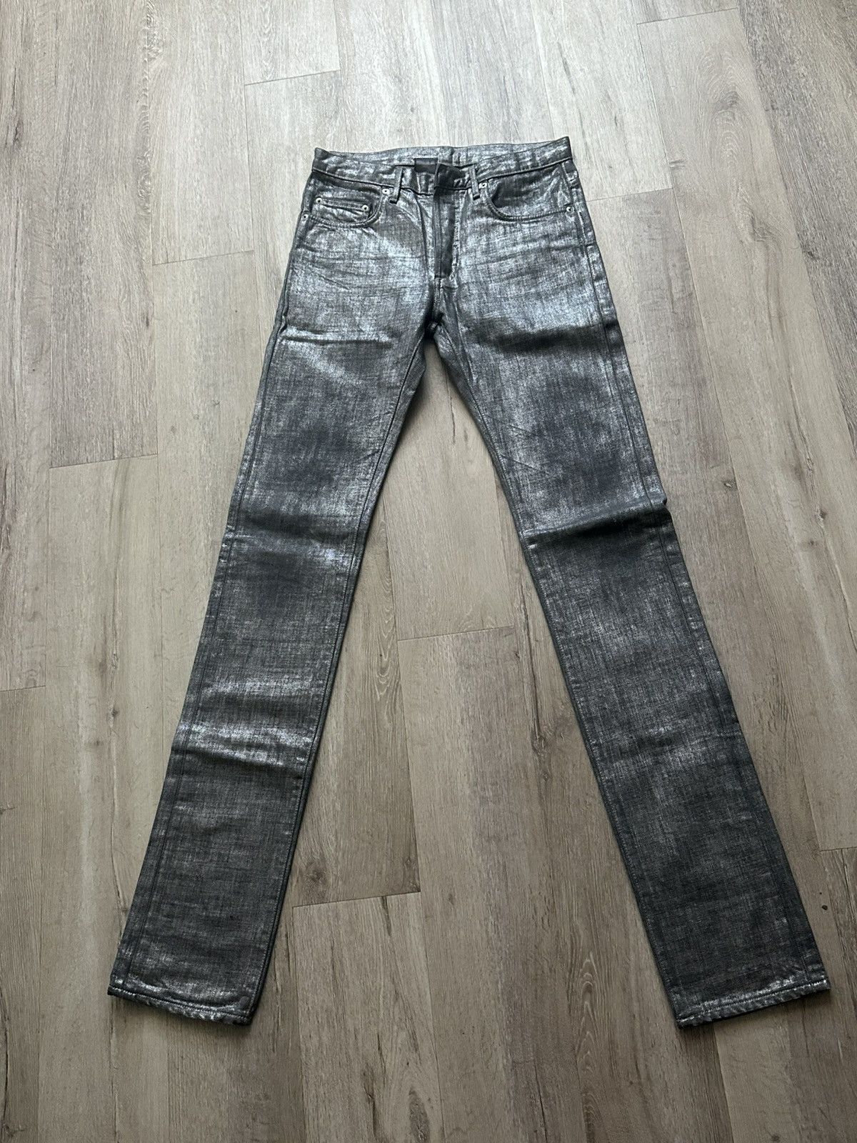 Dior AW11 Dior Homme Clawmark Distressed Faded Denim Jeans