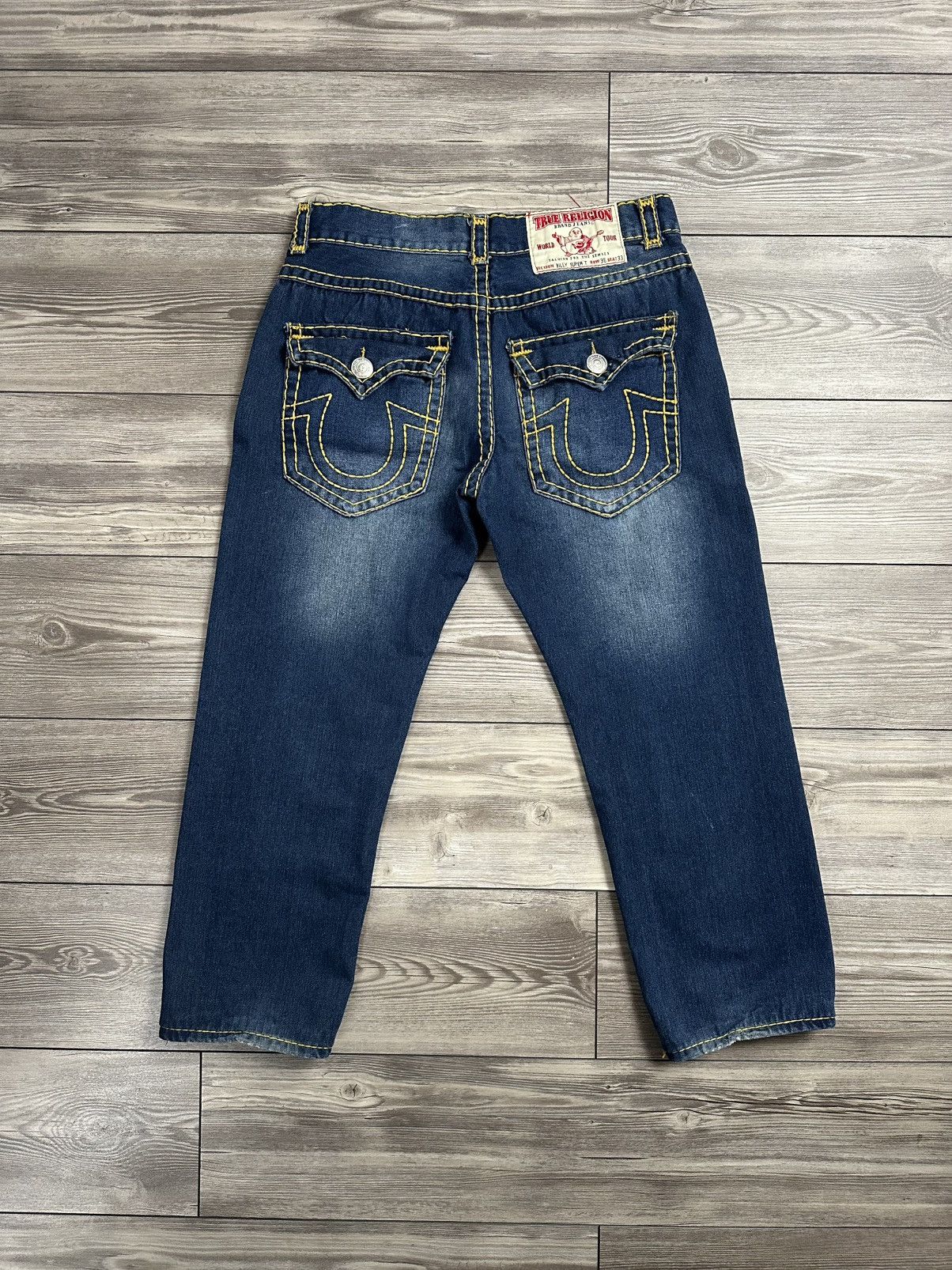 True Religion × Vintage Crazy Y2K True Religion Billy Super T Jeans Size US 36 / EU 52 - 1 Thumbnail