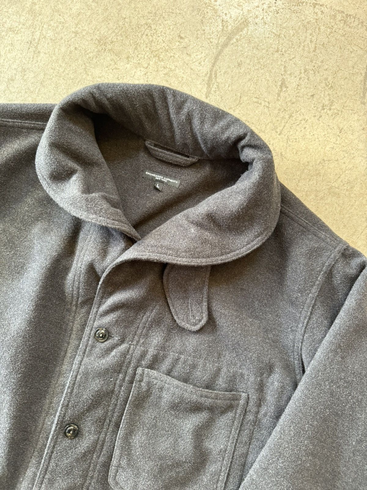 Engineered Garments Shawl collar jacket in poly fleece Size US L / EU 52-54 / 3 - 3 Thumbnail