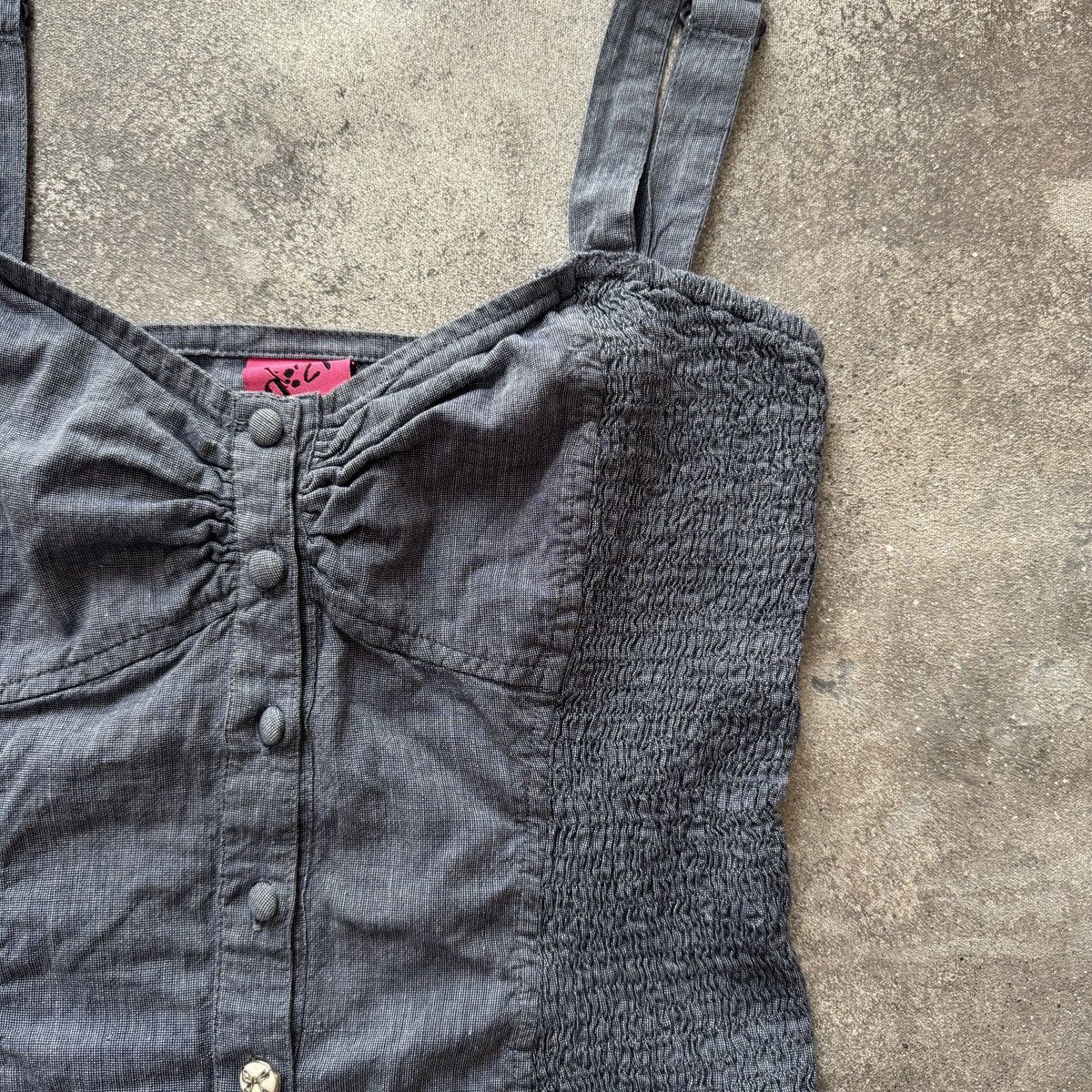 Hysteric Glamour 2000’s Aesthetic Y2K Glam Sexy Corset Crop Top Size M / US 6-8 / IT 42-44 - 4 Thumbnail