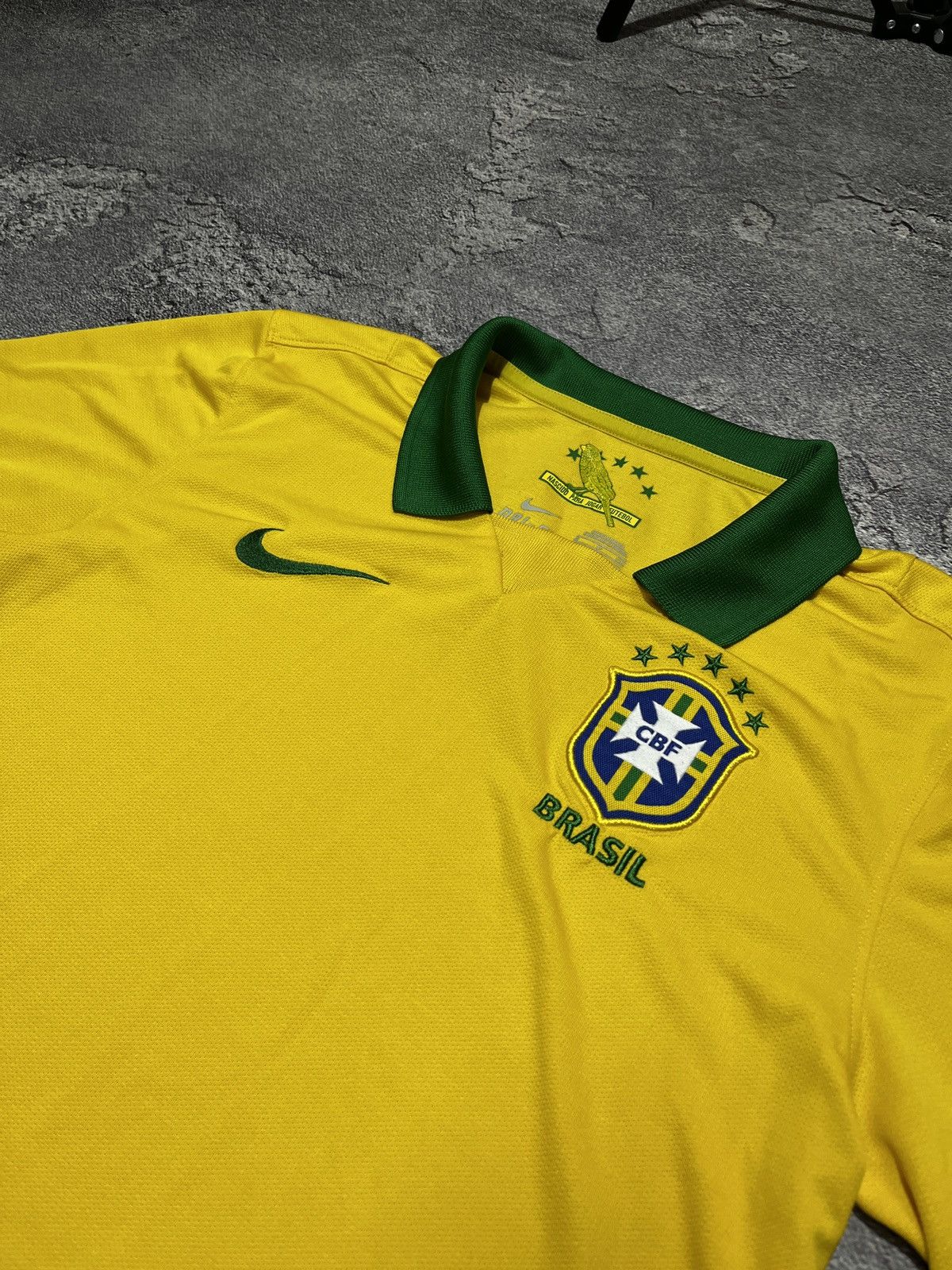 Nike Vintage Nike Brasil Brazil soccer jersey size S Size US S / EU 44-46 / 1 - 2 Thumbnail