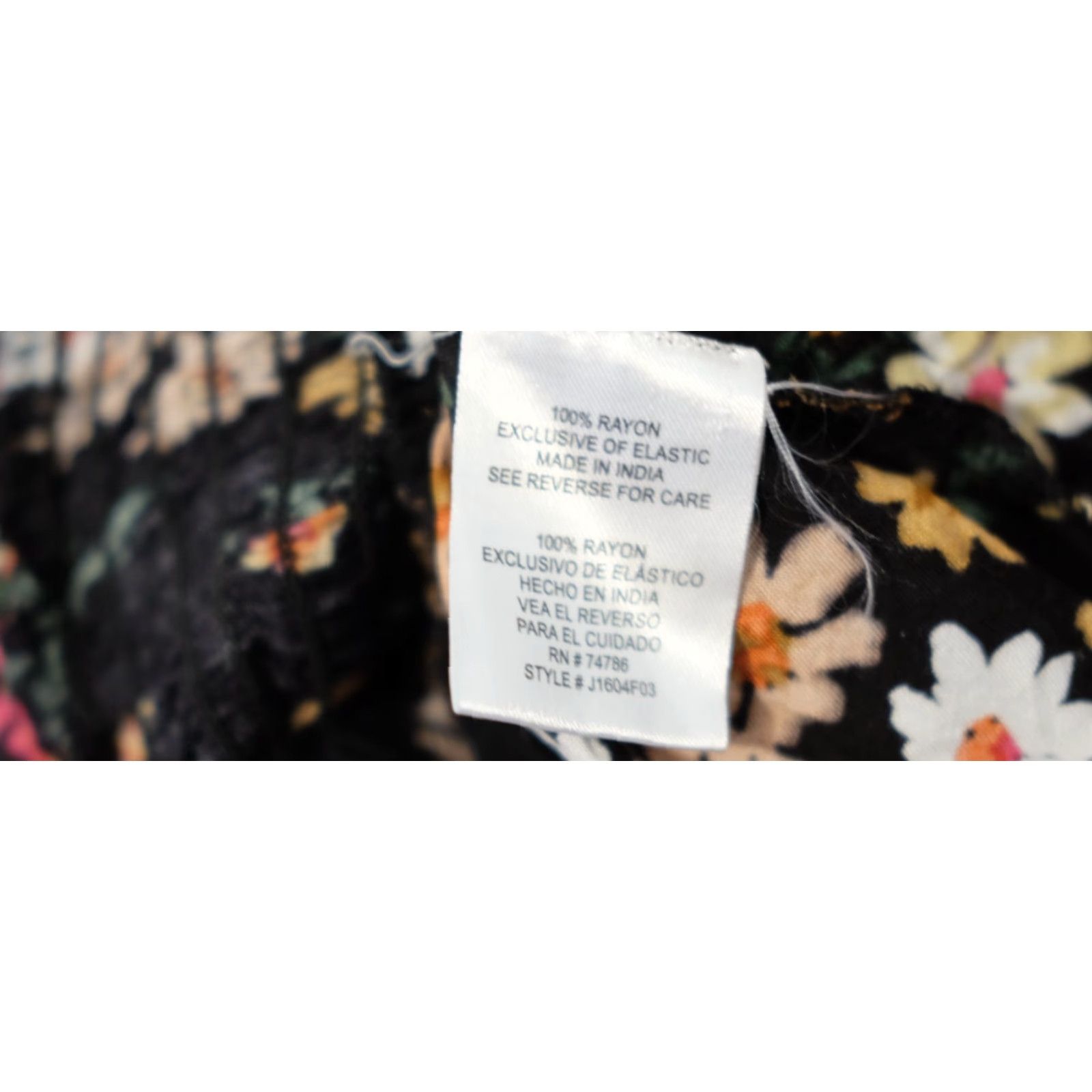 Vintage PATRONS OF PEACE Halter Top Black Floral Stretch Womens S Tank Sleeveless Slim Casual Beach Bohemian 90s (No Decade) Womens Size S / US 4 / IT 40 - 8 Thumbnail