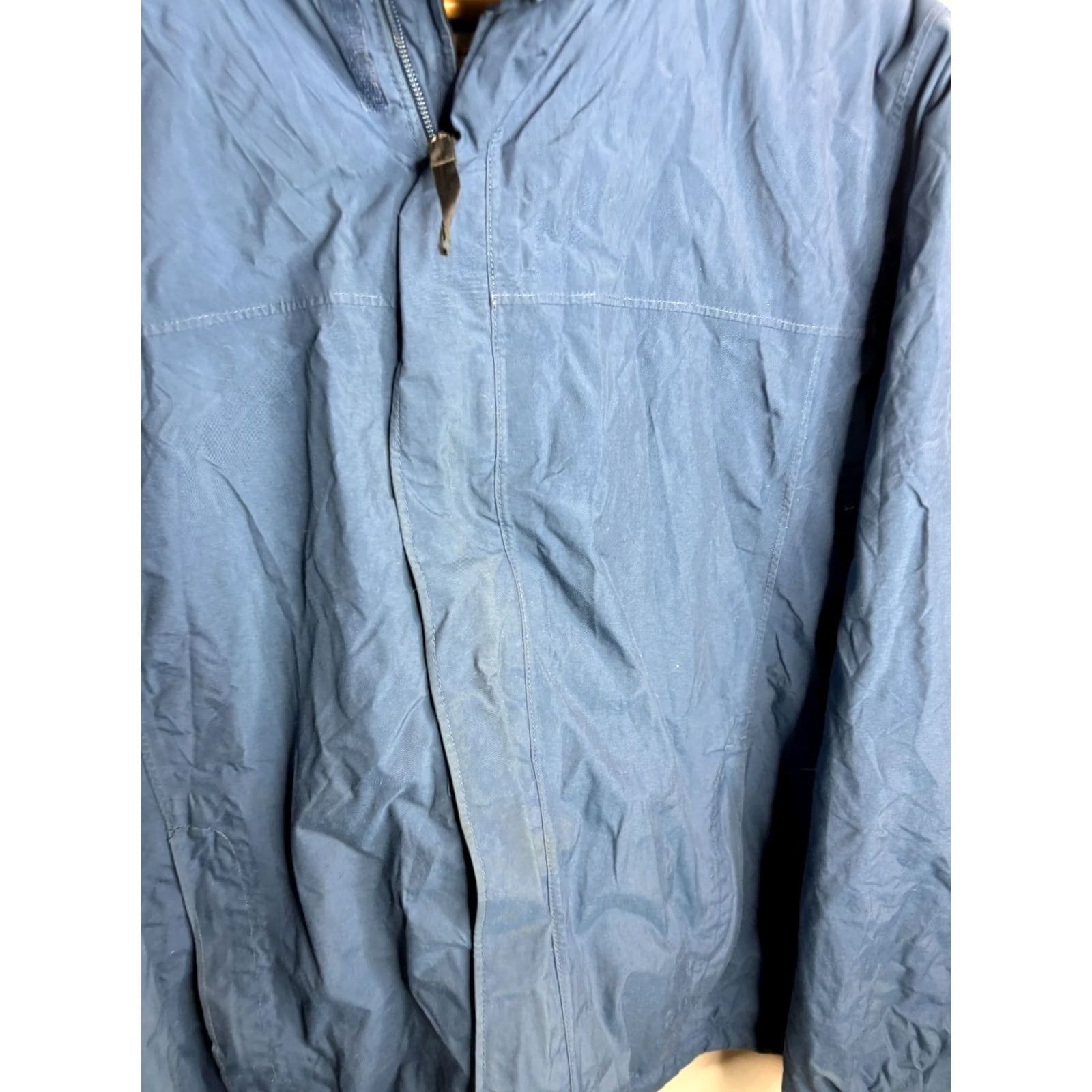 Vintage VINTAGE L.L. Bean Jacket M Blue Nylon Shell Fleece Lined Zip Pockets 3051 Mens Regular Distinctive Embroidered Logo 8/10 Shell Theme Walking Size US M / EU 48-50 / 2 - 2 Thumbnail