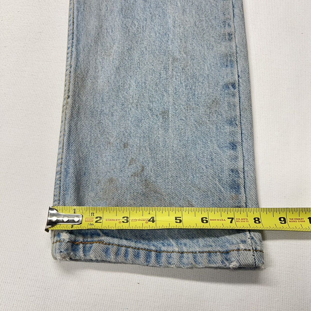 Levi's × Vintage Levis Jeans Blue Signature Corte Regular Work Distressed Rip Size US 32 / EU 48 - 22 Thumbnail