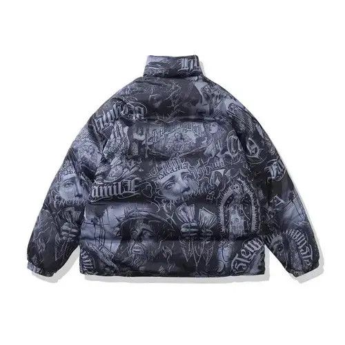Designer × Japanese Brand Hip Hop Reversible Jacket Punk Gothic Oversized Coat Outdoor Size US L / EU 52-54 / 3 - 3 Thumbnail