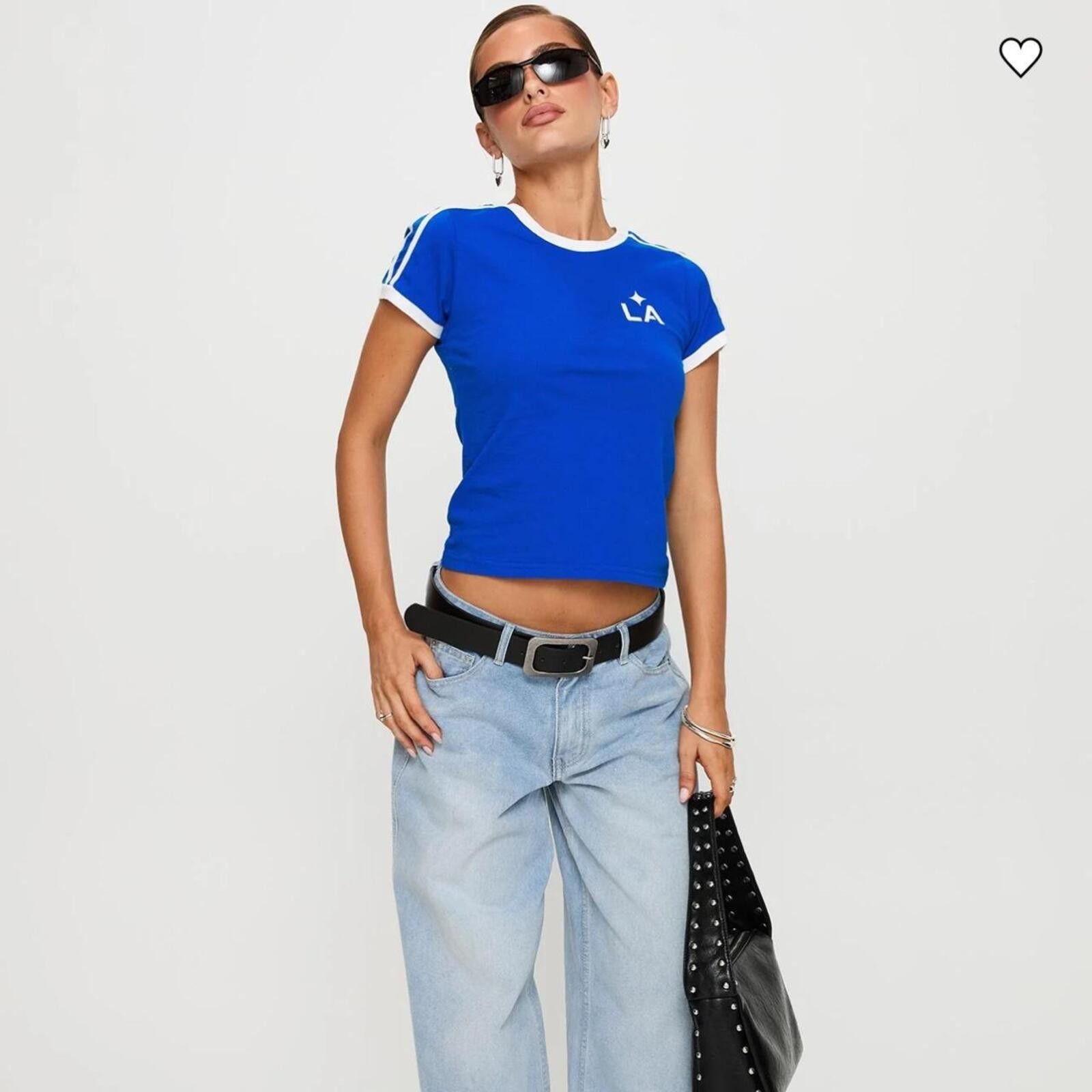 Other Princess Polly La Galaxy Logo Top Blue Size XS / US 0-2 / IT 36-38 - 6 Thumbnail