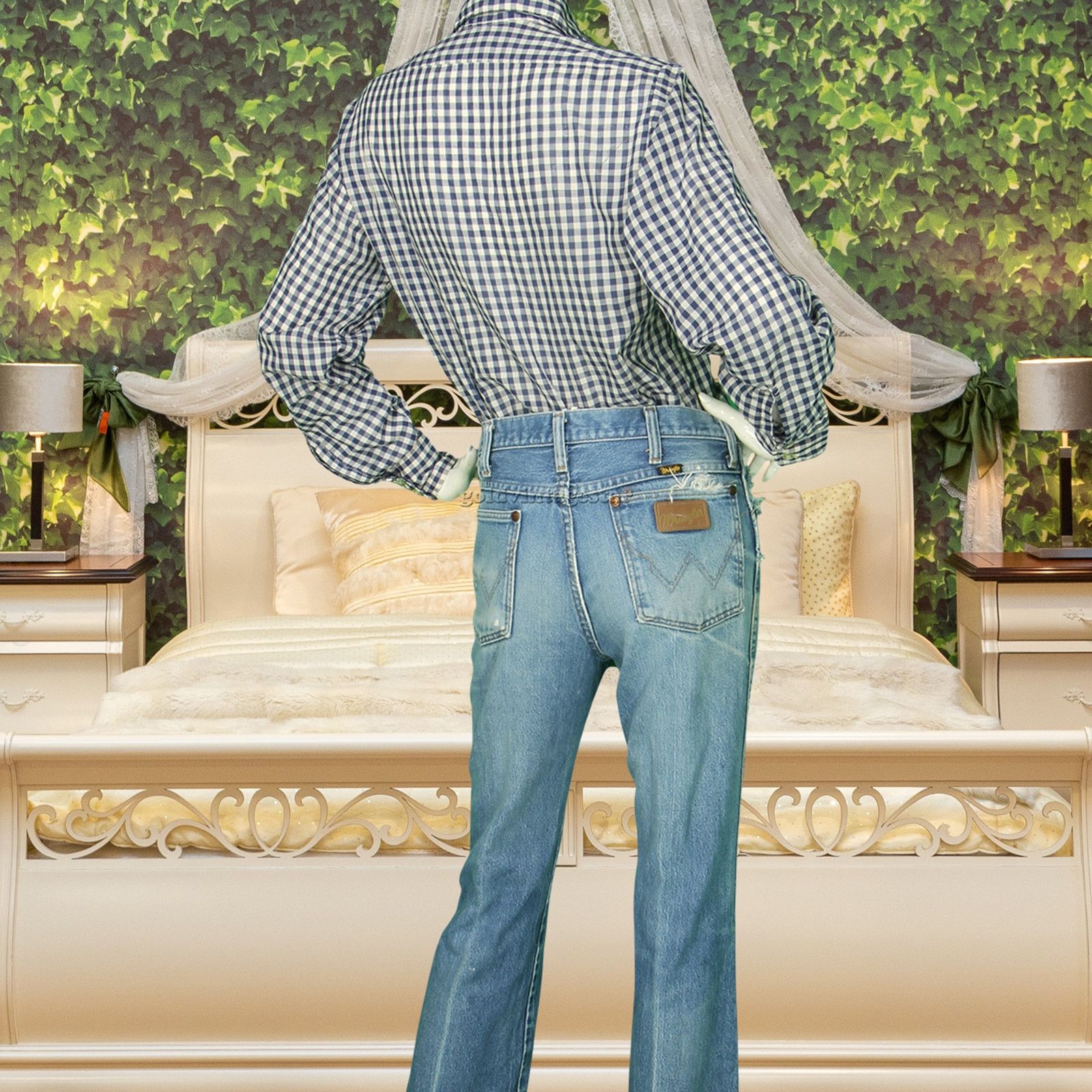 Other 70s Vintage Levi's Cowgirl Boho Mod Hippie White Tab Shirt Size S / US 4 / IT 40 - 3 Thumbnail