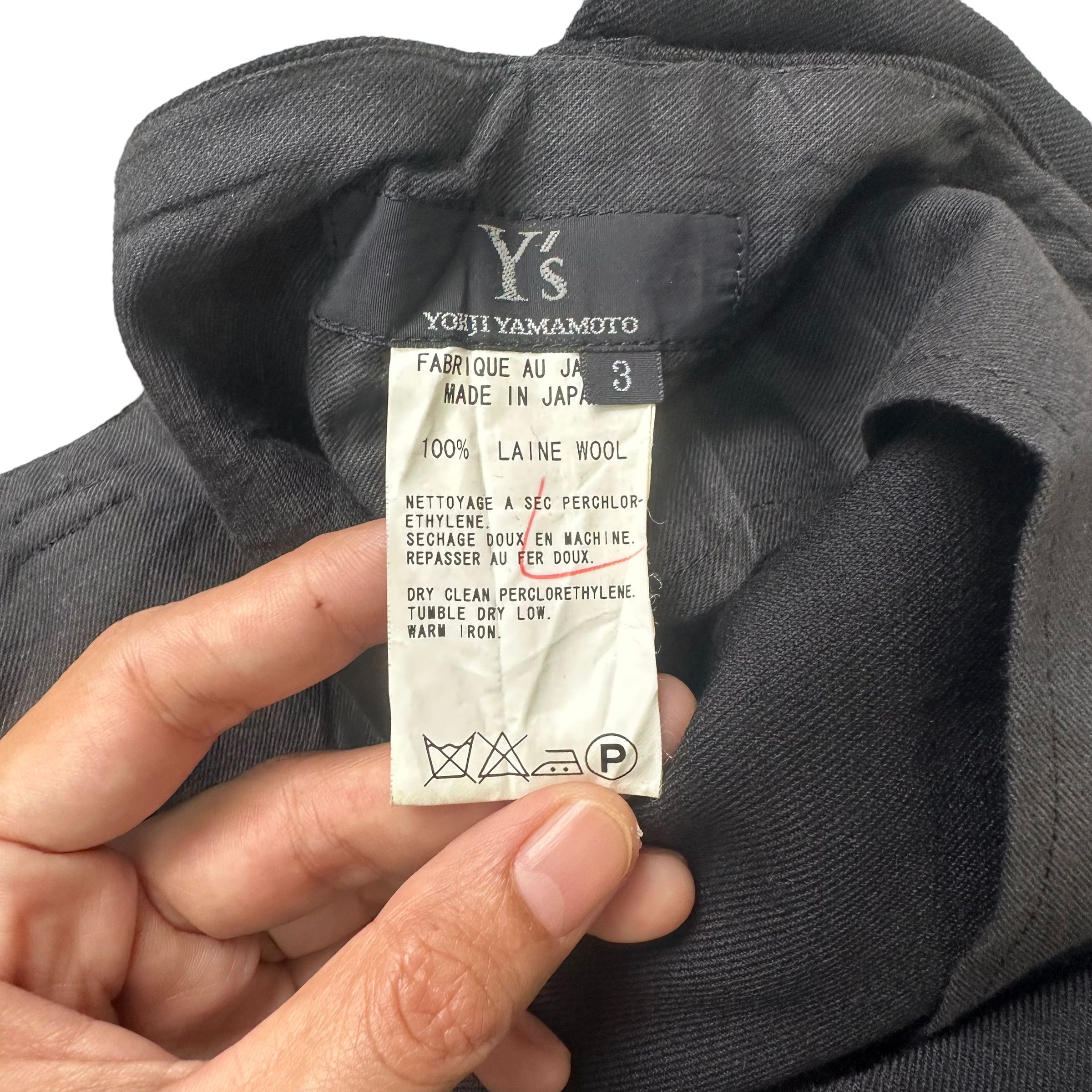 Yohji Yamamoto Y's YOHJI YAMAMOTO LAINE WOOL SKIRT #7732-167 Size 36" / US 14 / IT 50 - 5 Thumbnail