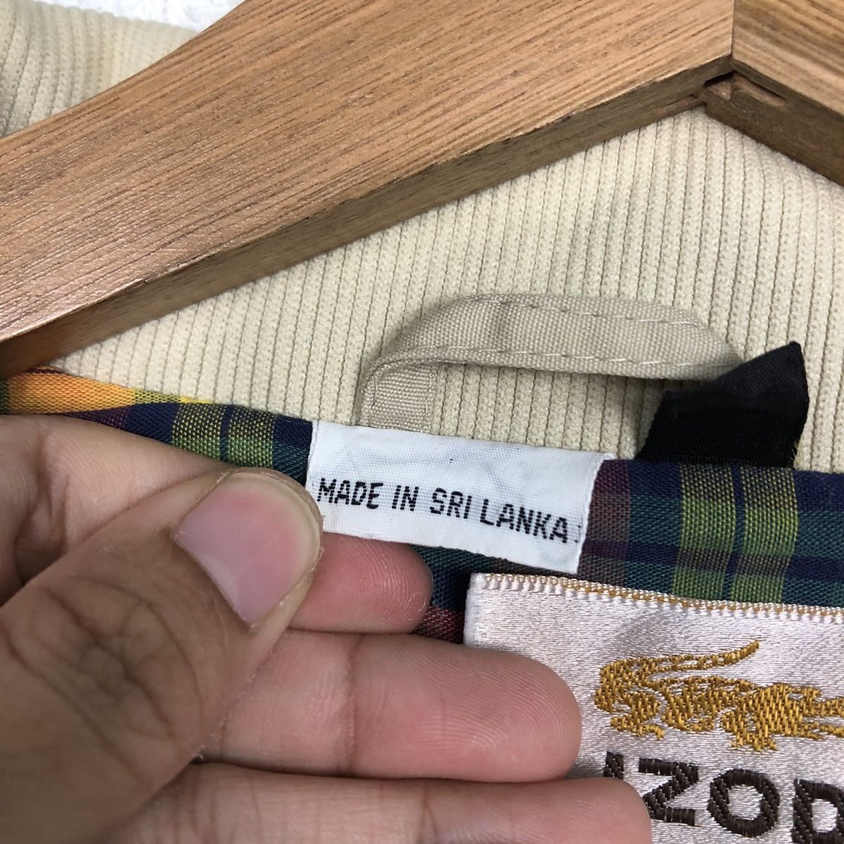 Japanese Brand 📌Vintage Bomber Jacket Izod Lacoste Tartan Blanket Check Size US XL / EU 56 / 4 - 21 Thumbnail