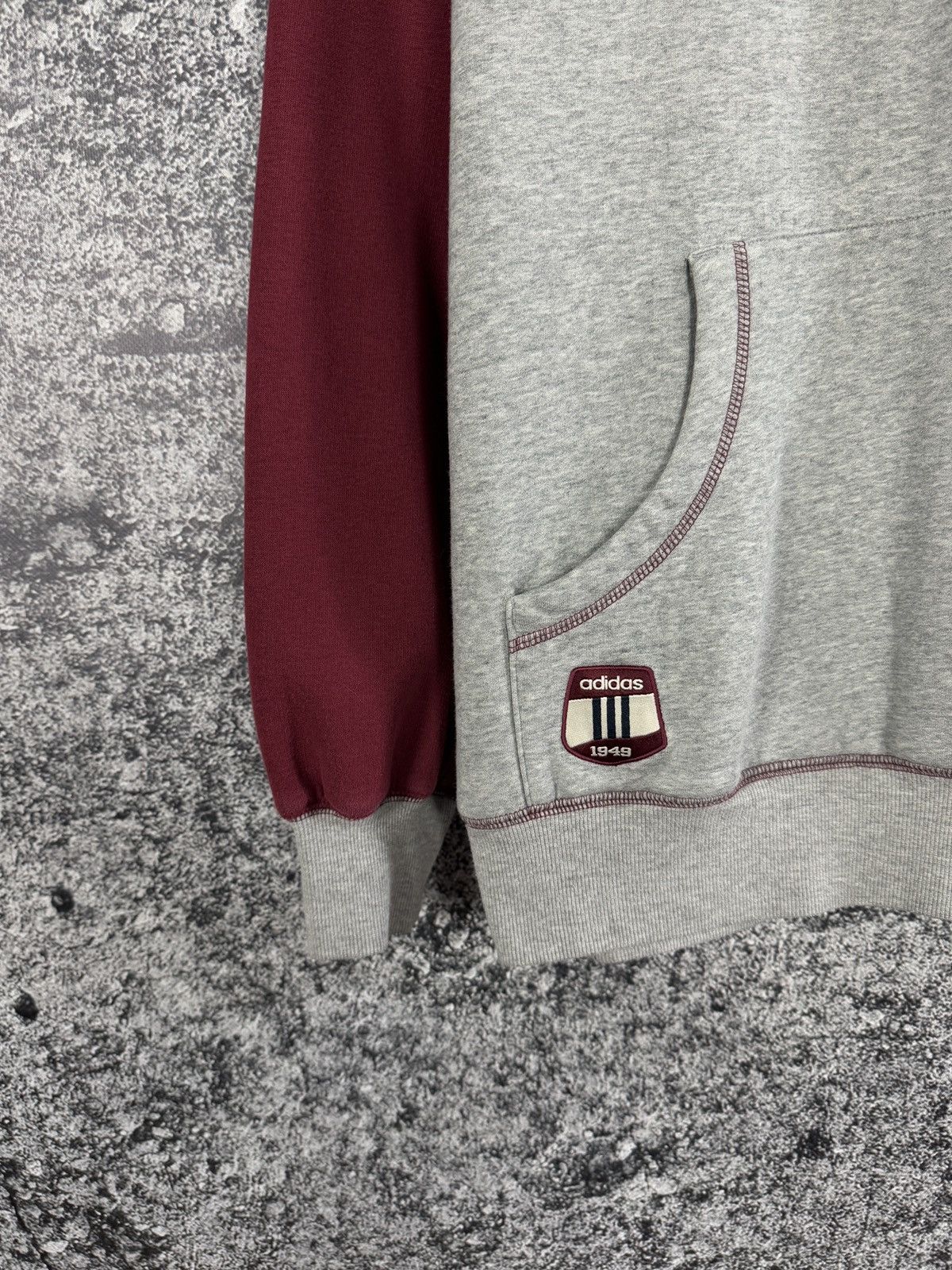 Adidas Adidas 1949 Vintage Hoodie Sweatshirt Streetwear Size L Size US L / EU 52-54 / 3 - 4 Thumbnail