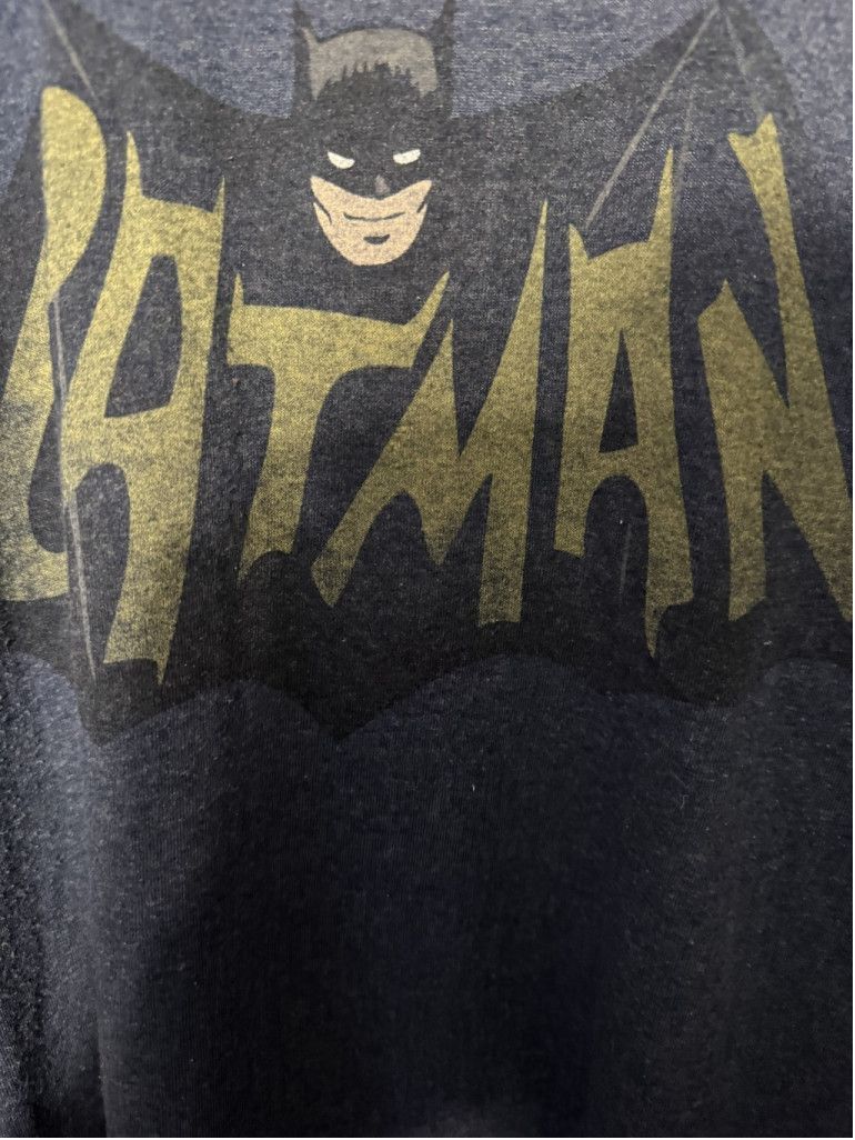 DC Comics Batman Vintage Logo T-Shirt Men's Size XL DC Comics Blue Size US XL / EU 56 / 4 - 5 Thumbnail