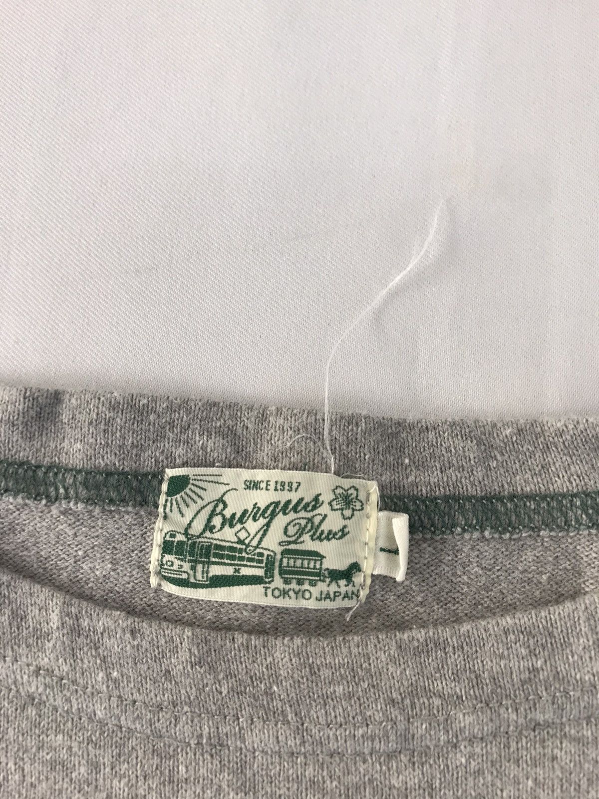 Burgus Plus Bungus Plus Made in Japan Japanese Brand Long Sleeve Tee Size US L / EU 52-54 / 3 - 5 Thumbnail