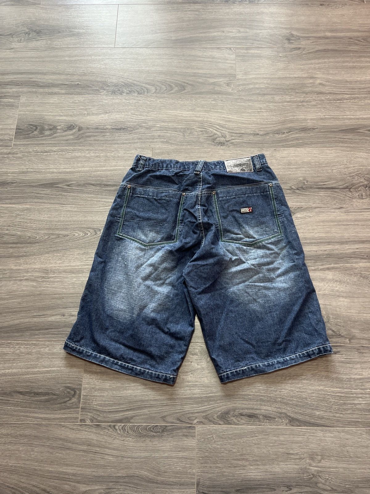 Y2k store crazy Blac Label baggy jorts denim jean shorts