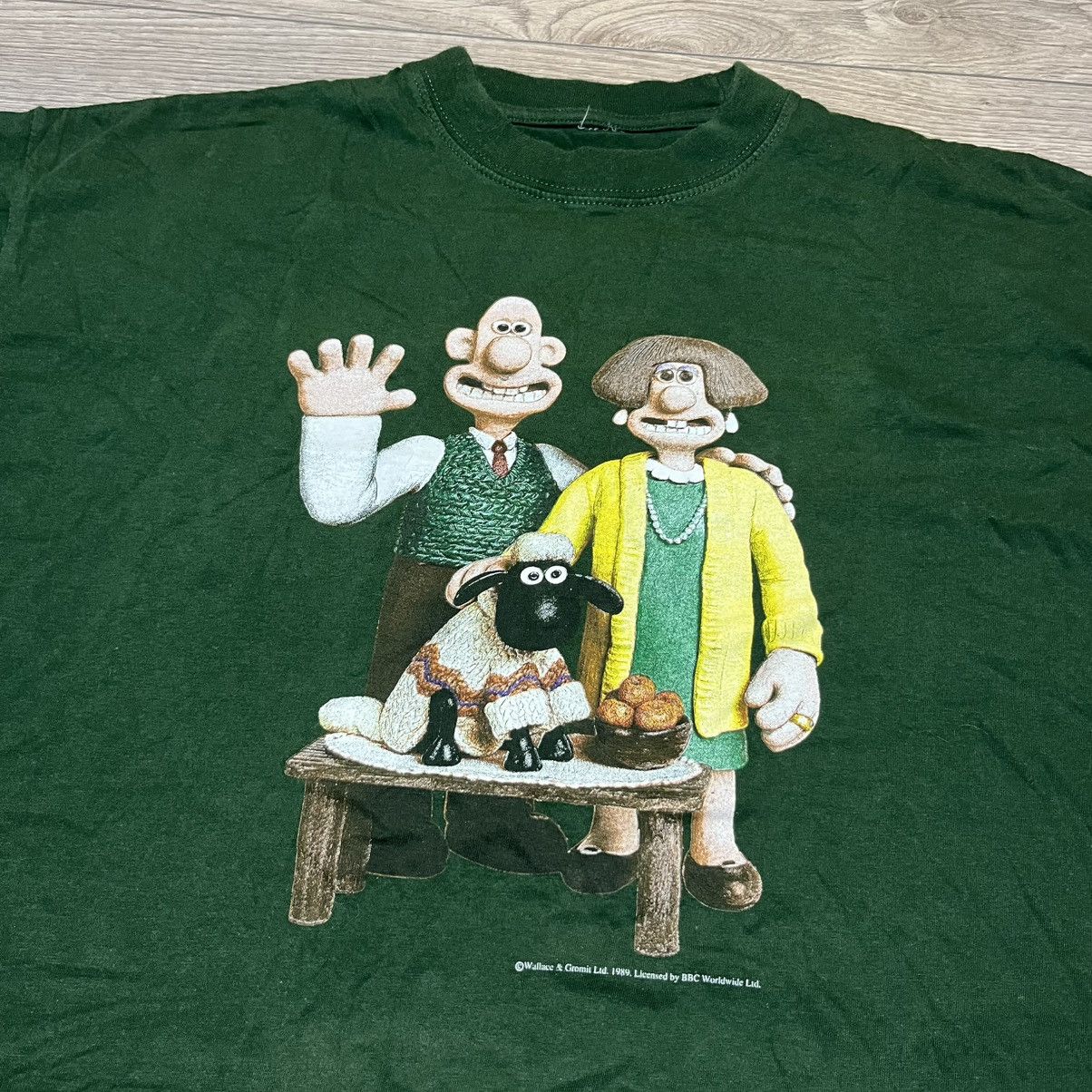 Cartoon Network 1989 Vintage Wallace & Gromit Graphic T-Shirt Size US XL / EU 56 / 4 - 2 Thumbnail