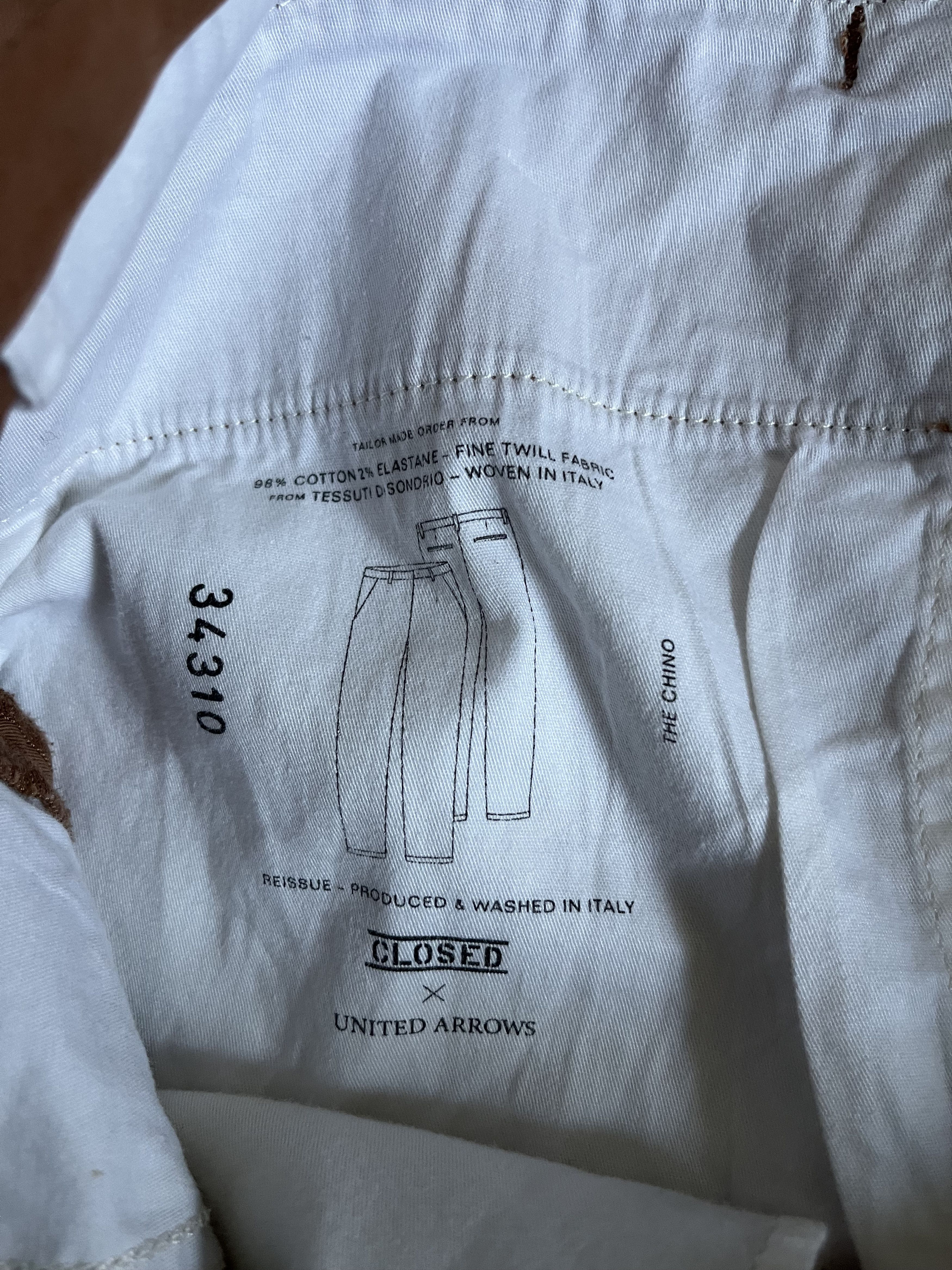 United Arrows UNITED ARROWS Japan × CLOSED Chinos / Khakis Made in Italy Size US 30 / EU 46 - 4 Thumbnail