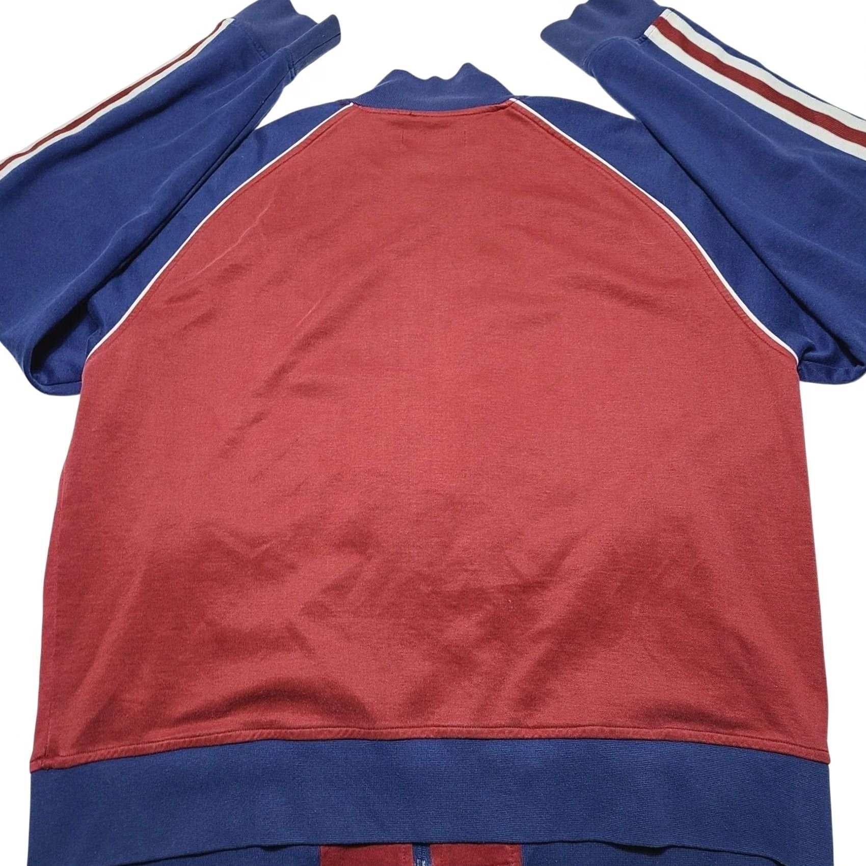 Vintage VINTAGE Urban Pipeline Jacket Men XL Full Zip RedBlue 90s Y2k Knit Mock Mens Size US XL / EU 56 / 4 - 2 Thumbnail